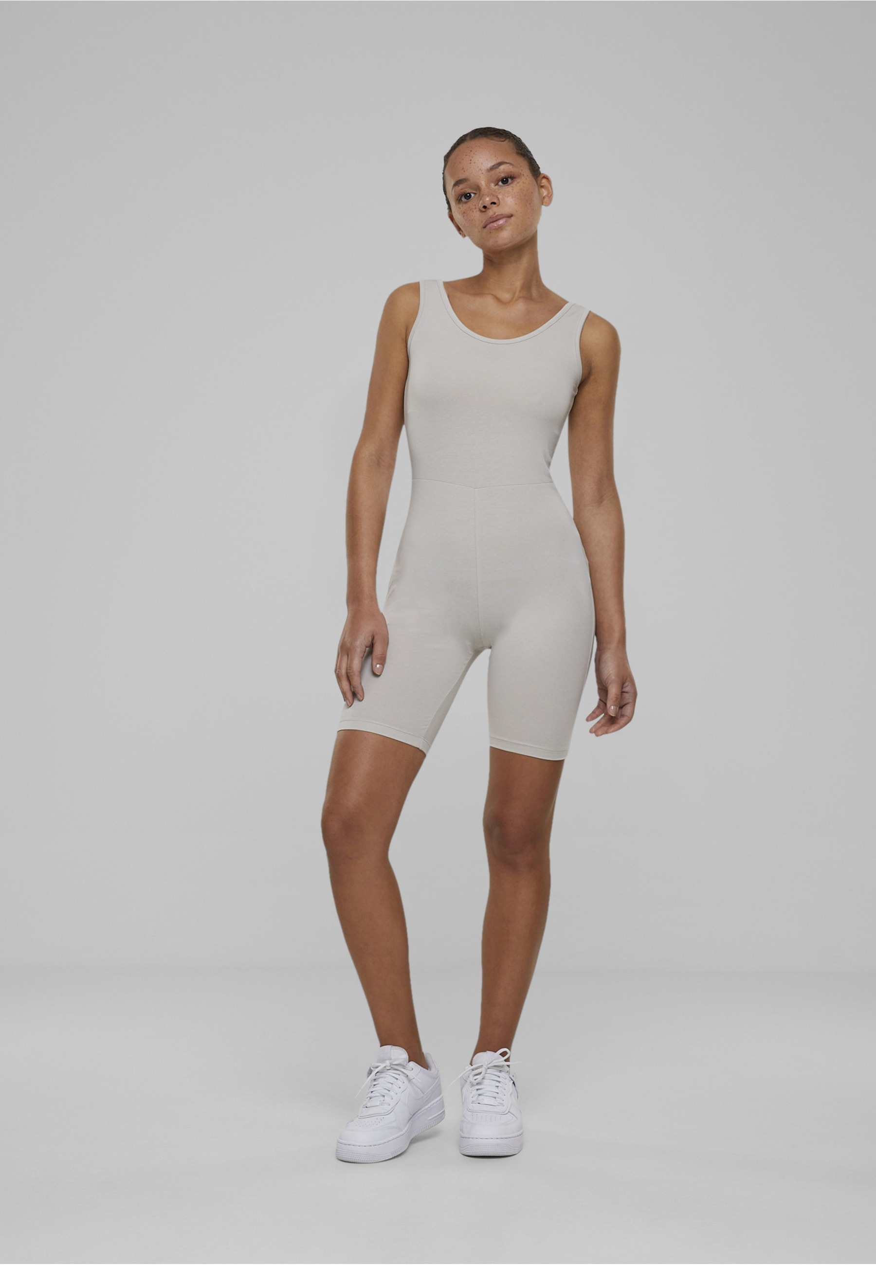 URBAN CLASSICS Jumpsuit »Urban Classics Damen Ladies Organic Stretch Jersey Jumpsuit« 1 Stk.
