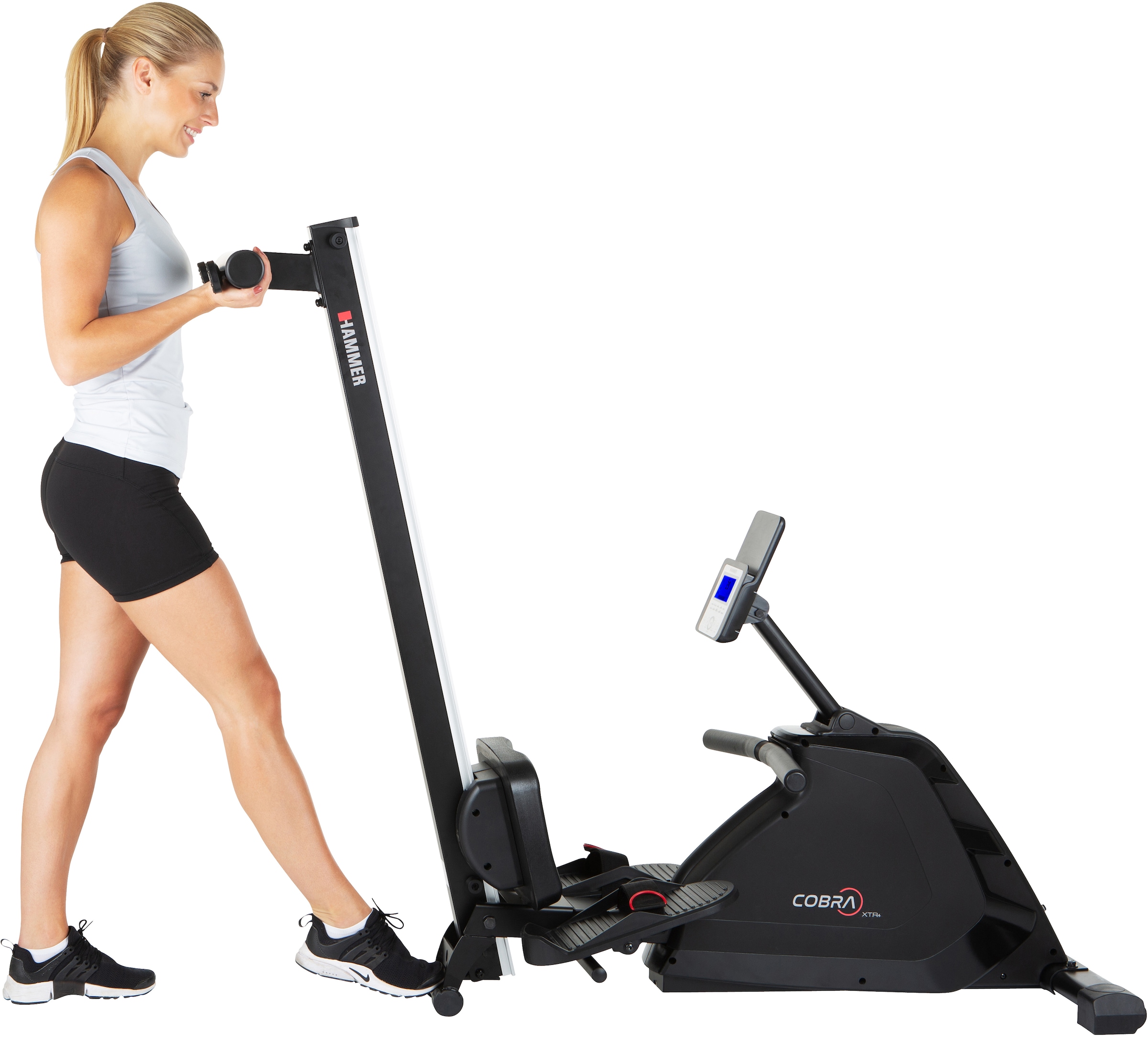 Hammer Rudergerät »Hammer Rudergerät Cobra XTR Plus«, Rudermaschine, 16 Widerstandsstufen, Magnetbremse