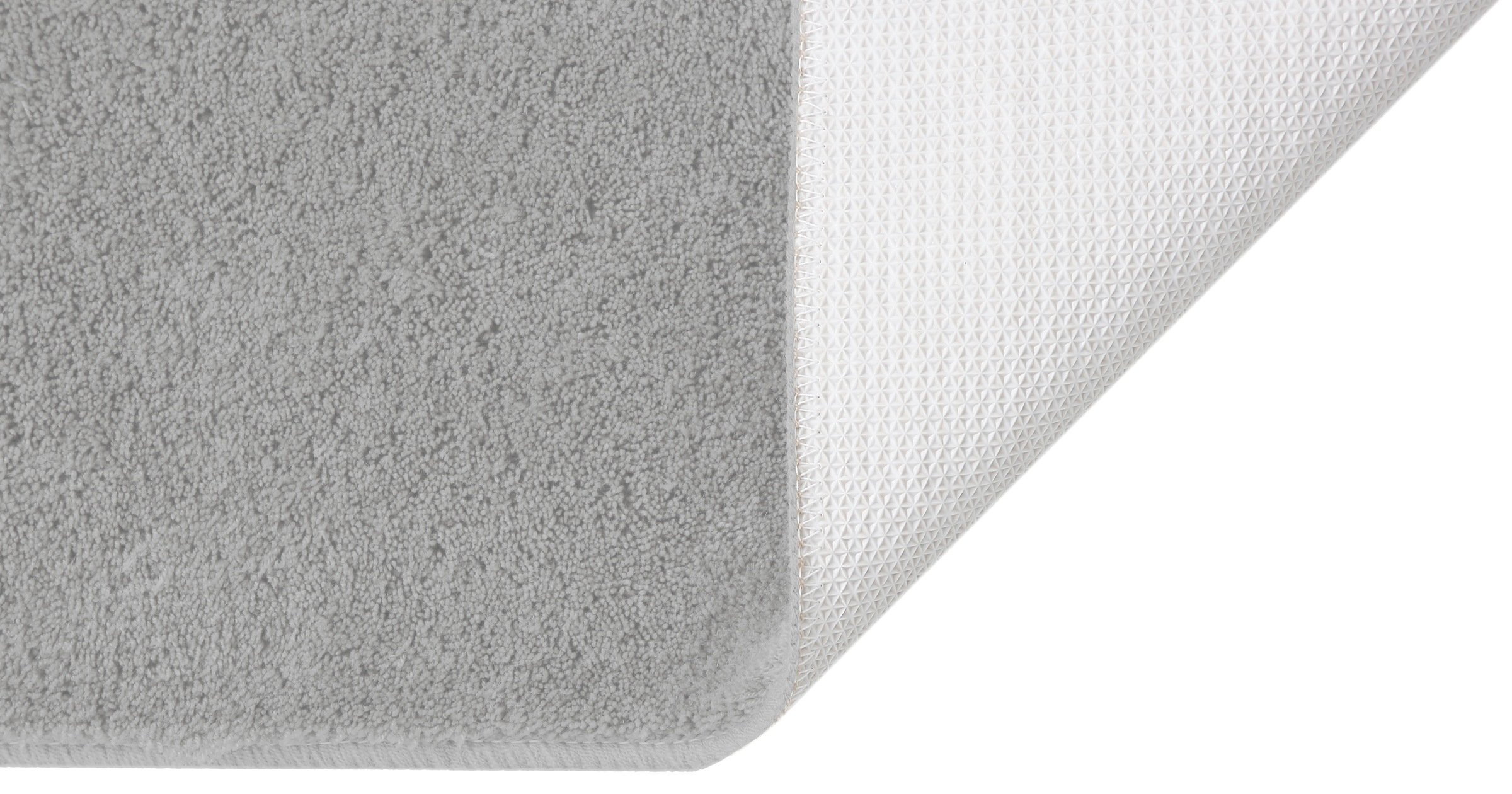 my home Badematte »Merida Kurzflor, Badteppich, Badvorleger, Badezimmer Teppich«, rutschhemmend beschichtet, fußbodenheizungsgeeignet-schnell trocknend-strapazierfähig, Badematten, Uni Farben, als halbrund und rechteckig erhältlich