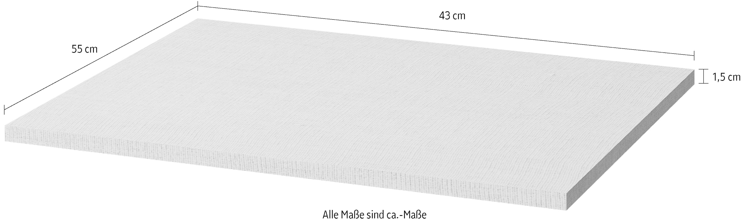INOSIGN Einlegeboden »India, Breite 43cm im 3tlg.Set oder Breite 88cm im 2tlg.Set«, Zubehör für Kleiderschränke India, FSC-zertifizierter Holzwerkstoff
