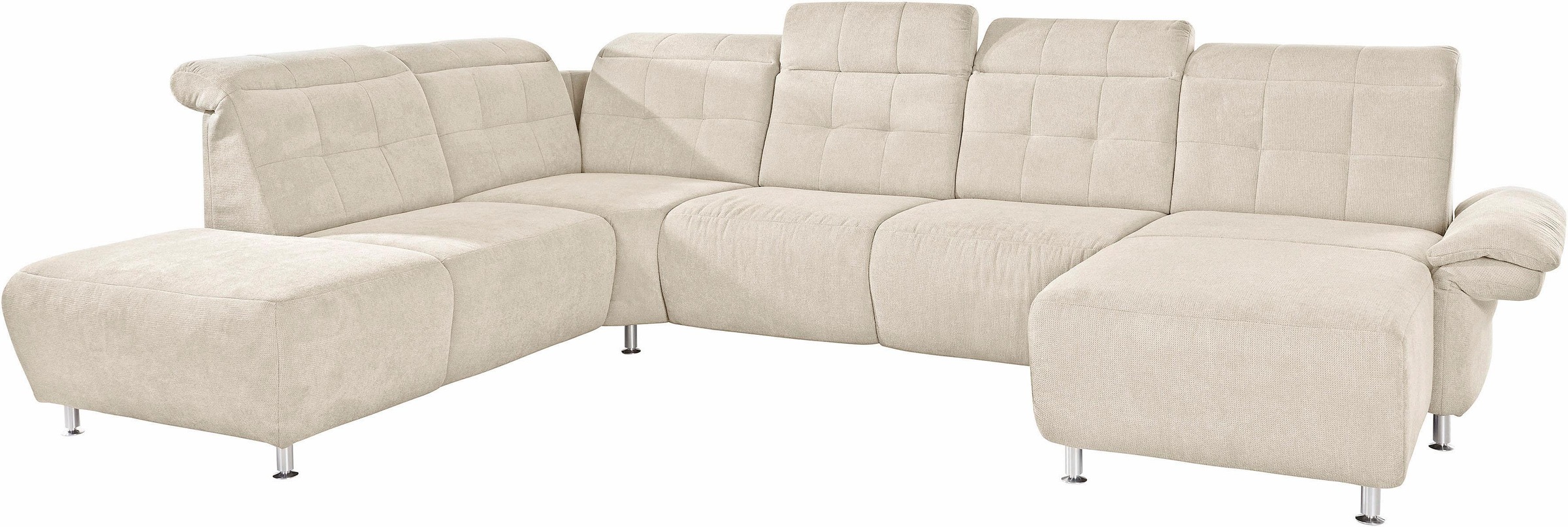 PLACES OF STYLE Wohnlandschaft »Manhattan U-Form« 2 Sitze mit elektrischer günstig online kaufen