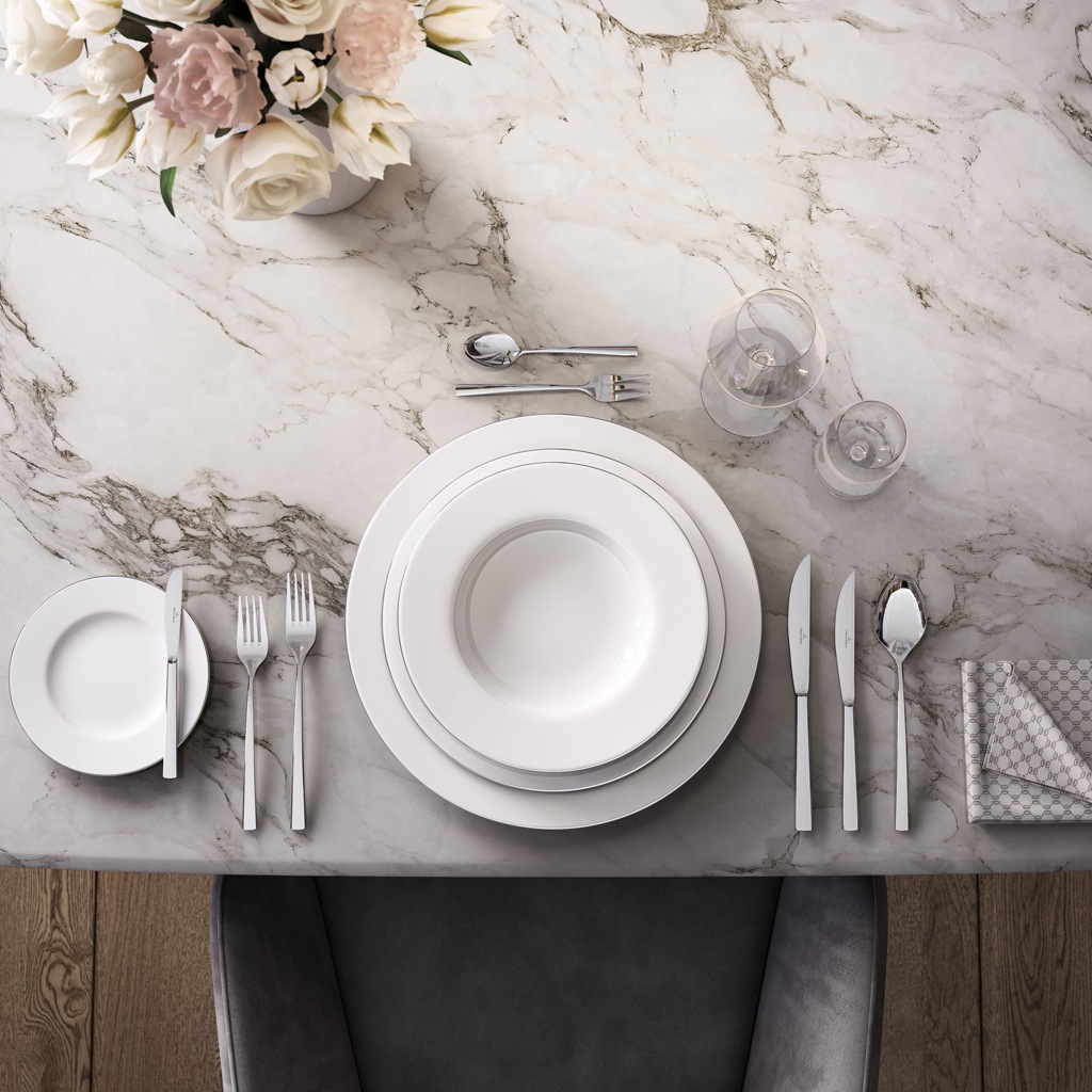 Villeroy & Boch Speiseteller »Speiseteller Anmut Platinum No. 1 ø 27,7 cm 6 günstig online kaufen
