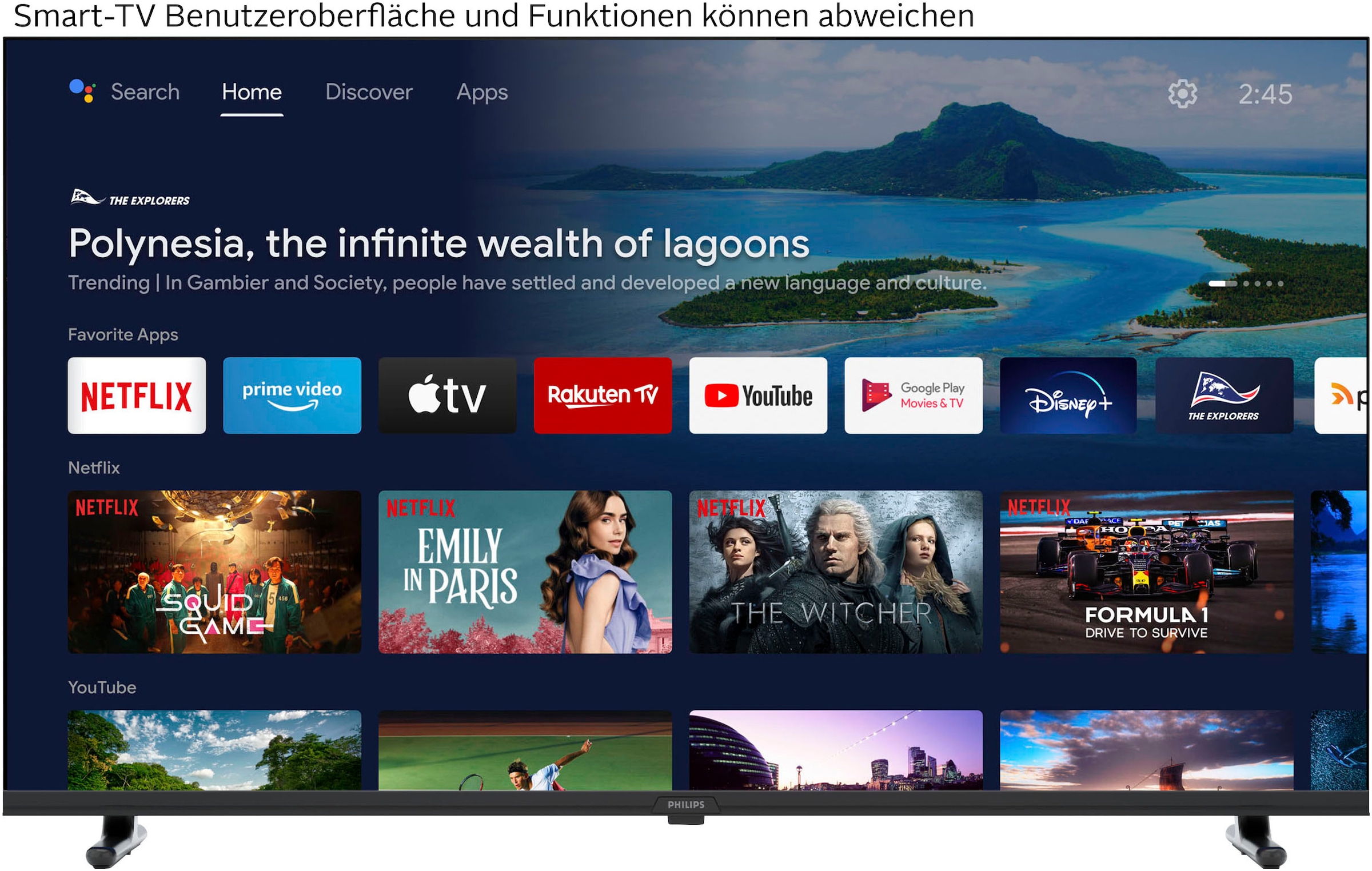 Philips LED-Fernseher »24PHS6000/12«, HD ready, Smart-TV