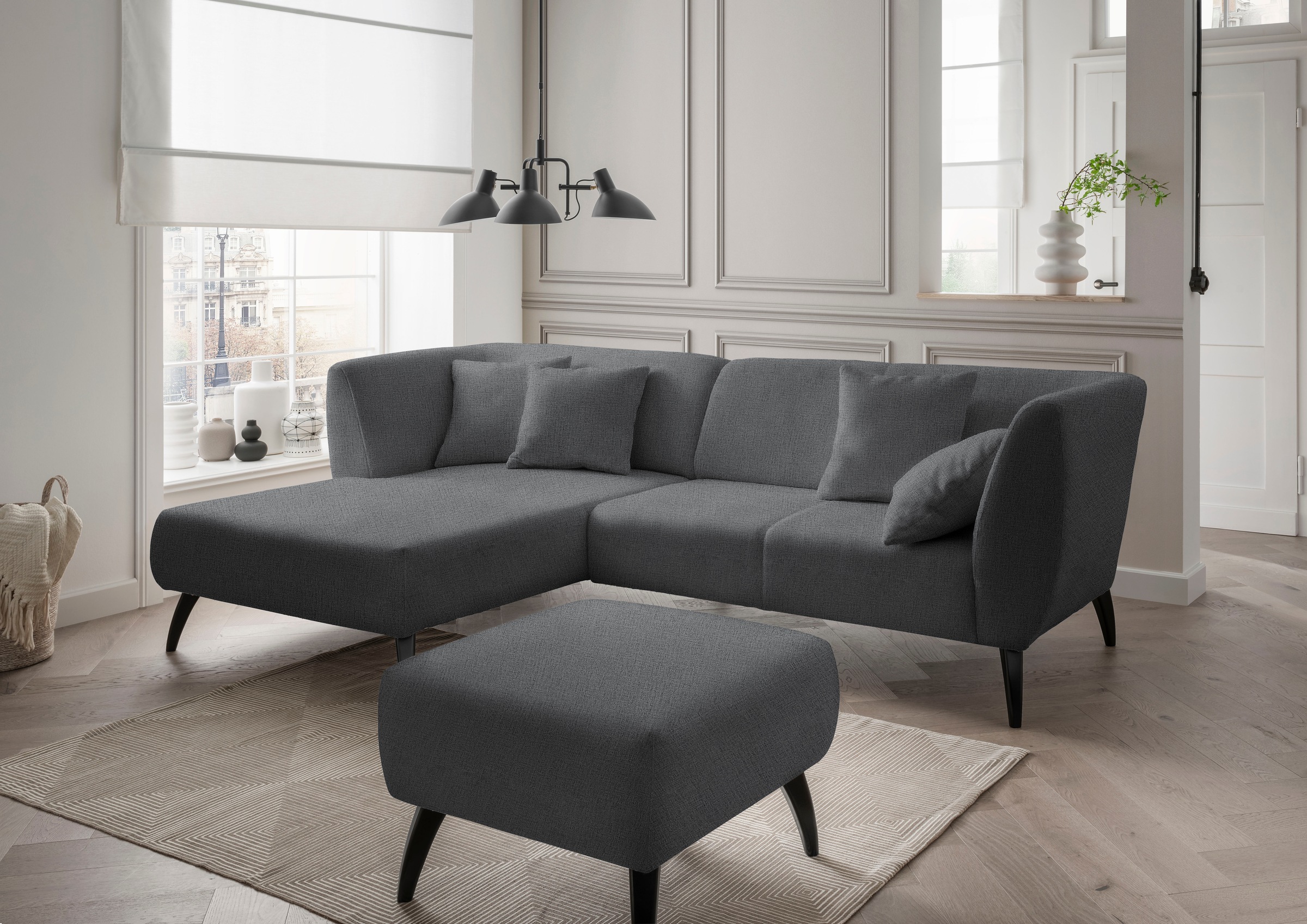 INOSIGN Ecksofa »Colori Polstermöbel mit zeitlos eleganter Rückenführung. L günstig online kaufen