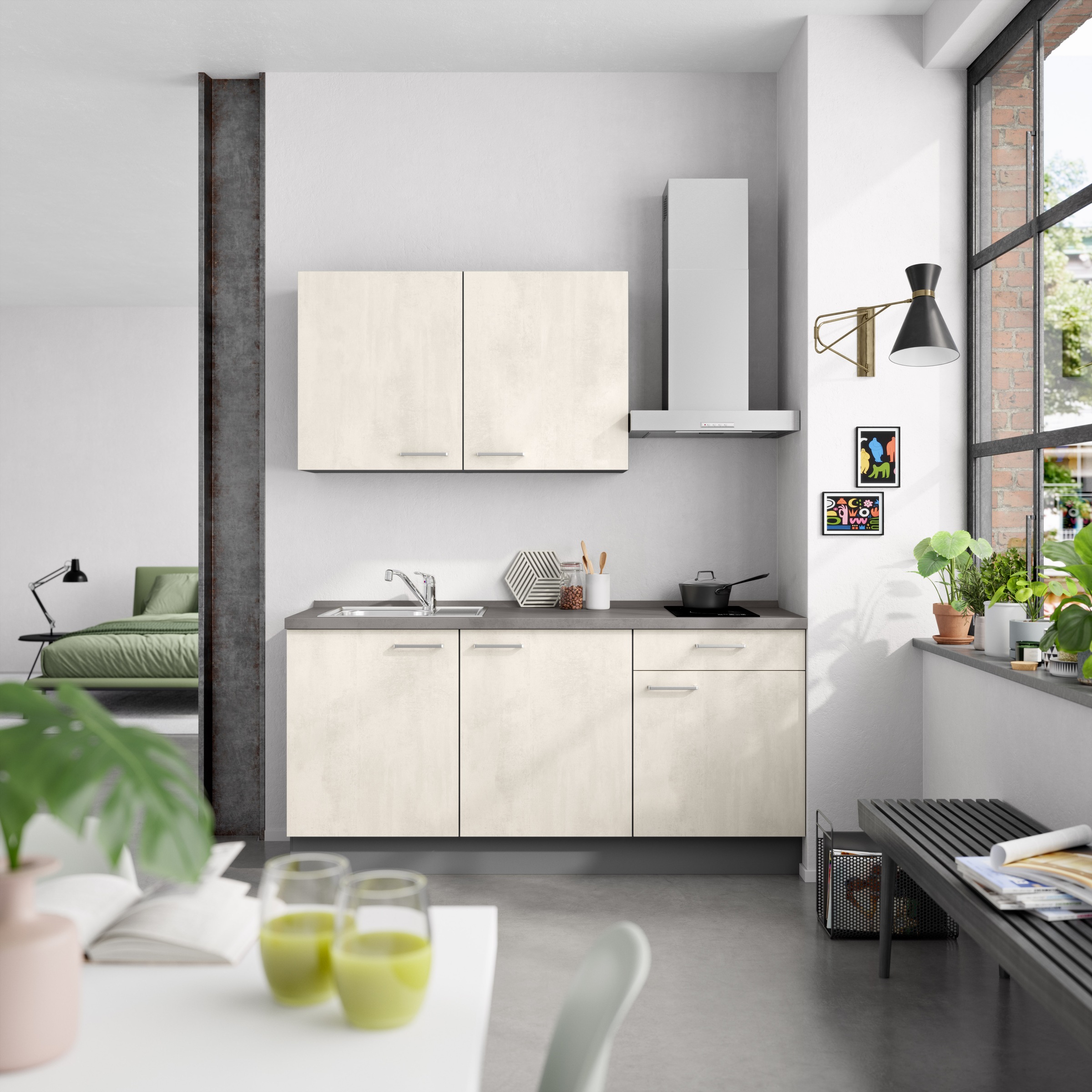 nobilia® Küchenzeile »"Riva I"«, vormontiert, Ausrichtung wählbar, Breite 1 günstig online kaufen