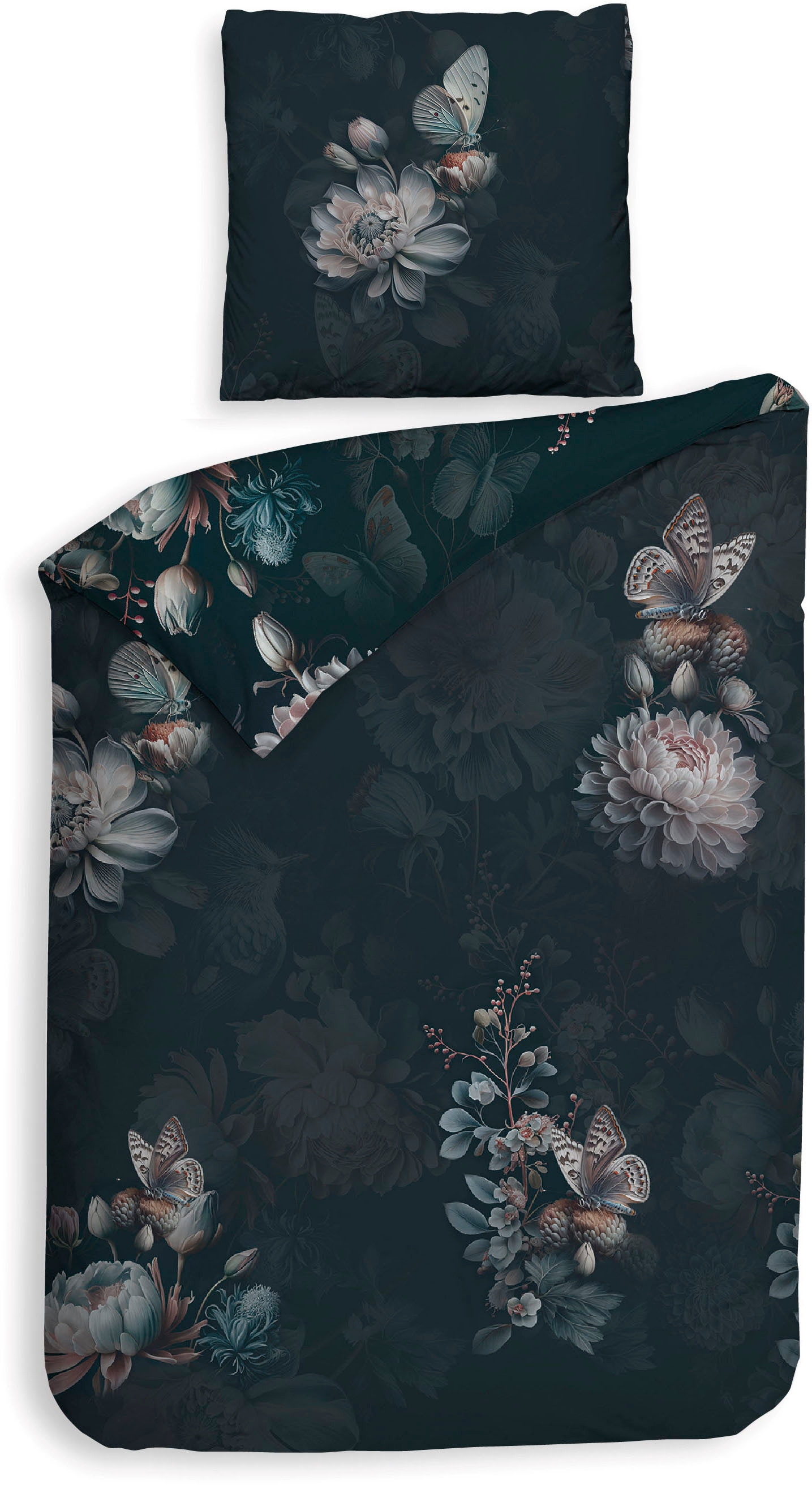 Heckett & Lane Bettwäsche »Milos« 2 tlg. Bettwäsche aus hochwertigem Mako-Satin, Bettwäsche ab 135x200 cm