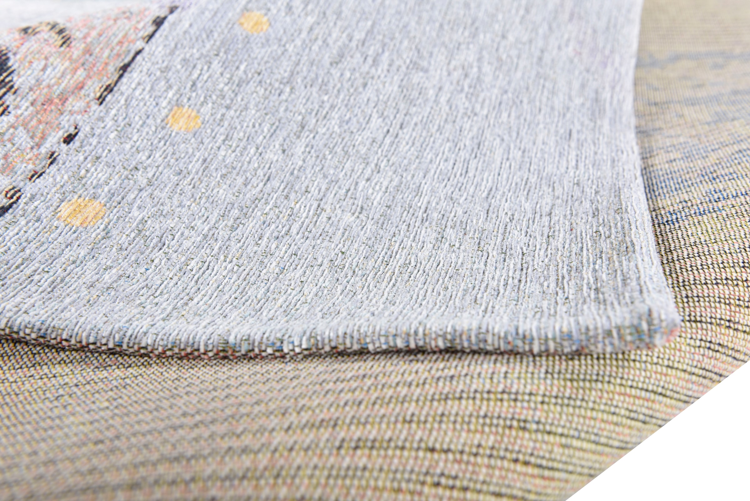 Gino Falcone Teppich »Cosima-106«, rechteckig, 3 mm Höhe, flachgeweber Jaquard-Teppich, mit Chenillegarn, modernes Design