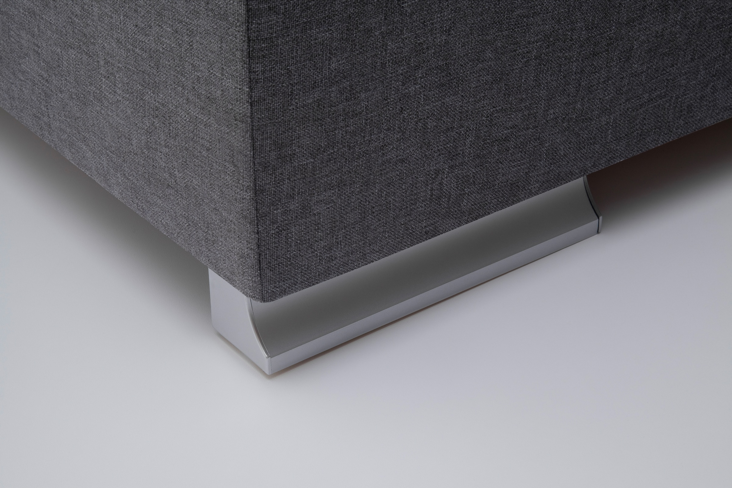 meise.möbel Boxspringbett »Las Vegas«, Füße und Kopfteil mit LED-Beleuchtung, mit Bettkasten und Topper