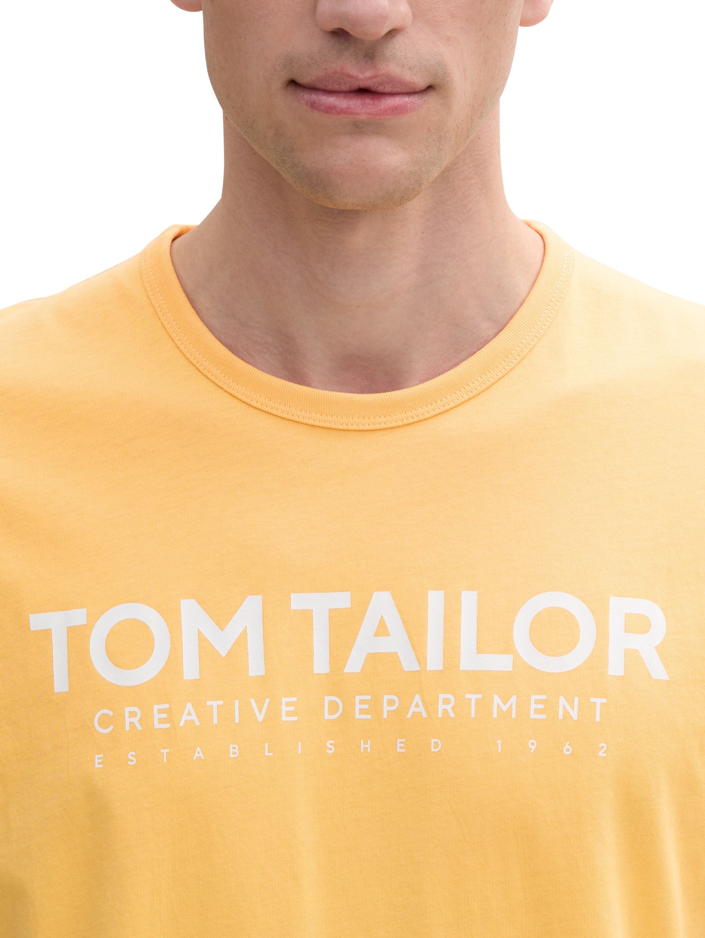 TOM TAILOR Rundhalsshirt mit Logoprint