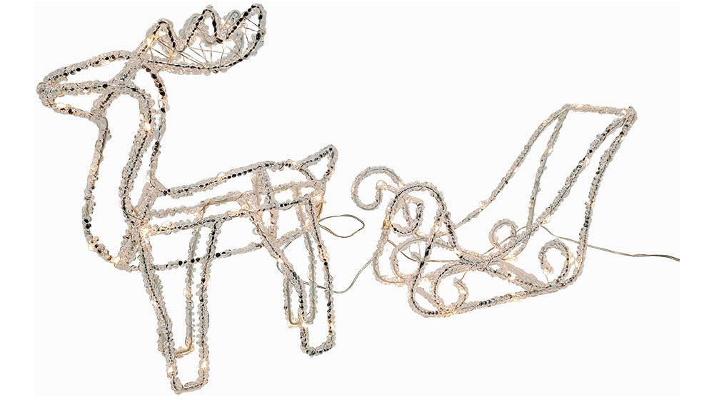 my home LED Dekofigur »Bellot, Weihnachtsdeko, Beleuchtung« 1 Stk. Rentiers günstig online kaufen