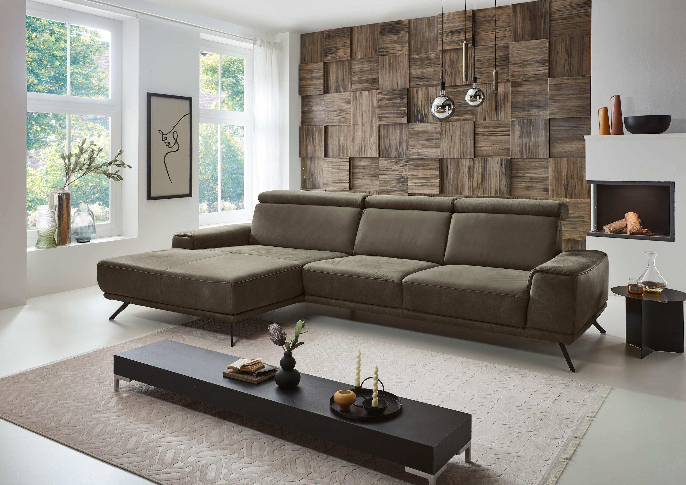 Die PlanBar Ecksofa "PN-EM22041 L-Form" wahlweise motorisches Canape oder S günstig online kaufen