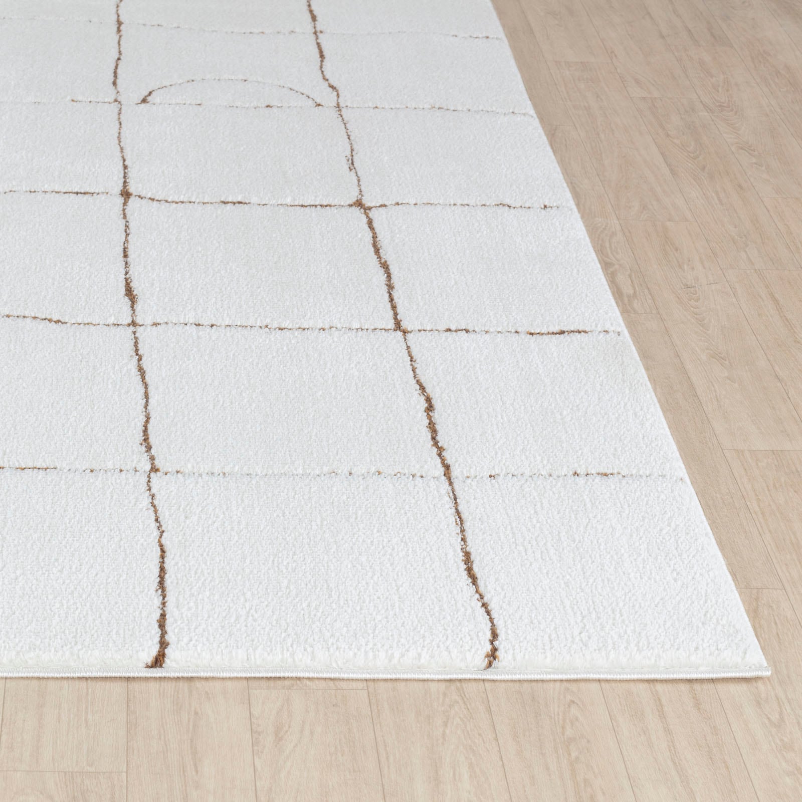Livabliss Teppich »PRAGUE«, rechteckig, 14 mm Höhe, Skandi Design, Modern Boho Kurzflor Wohnzimmerteppich, Schlafzimmer