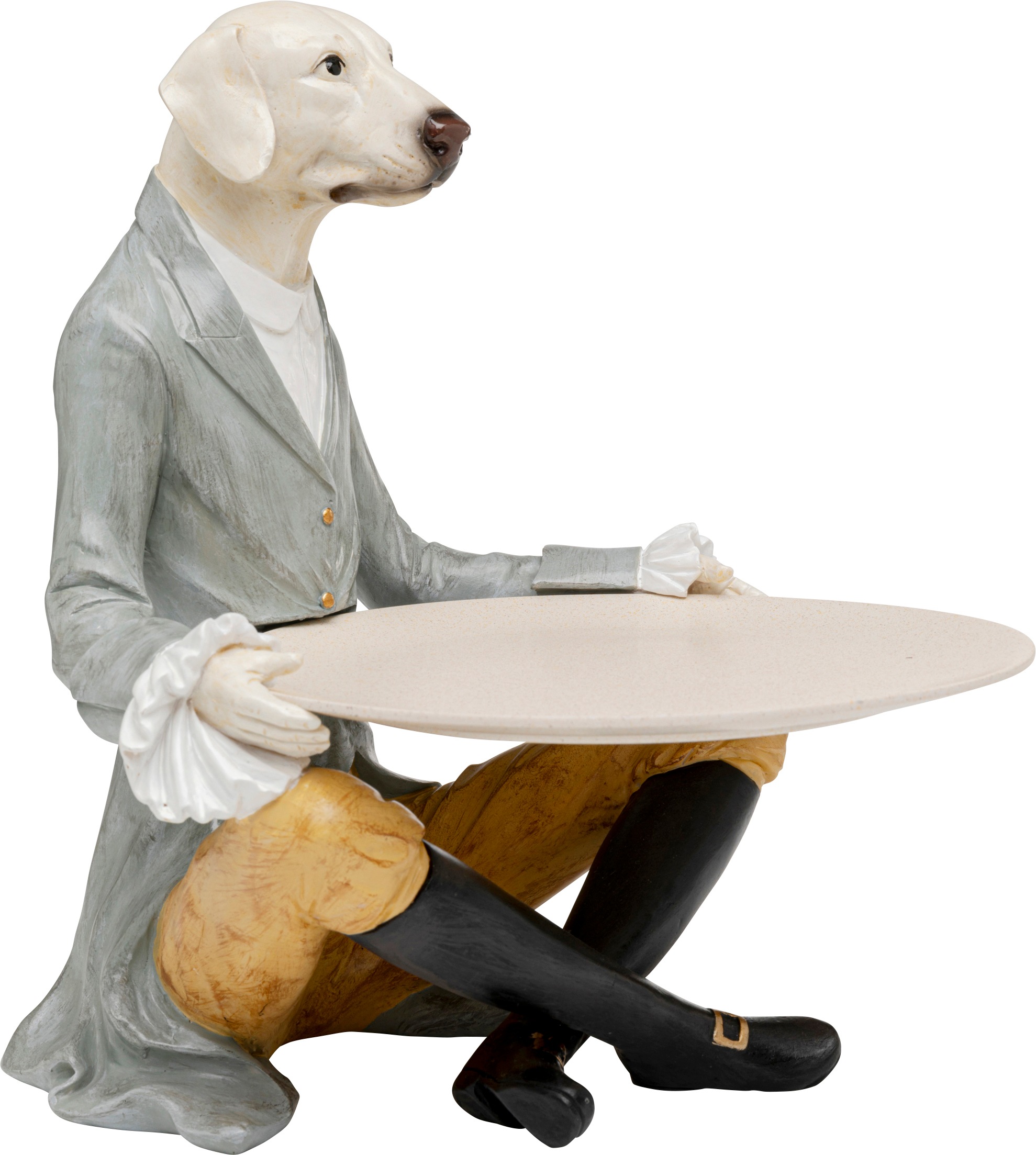 Kare Design Dekofigur »Gentleman Dog Tray« verschiedene Größen