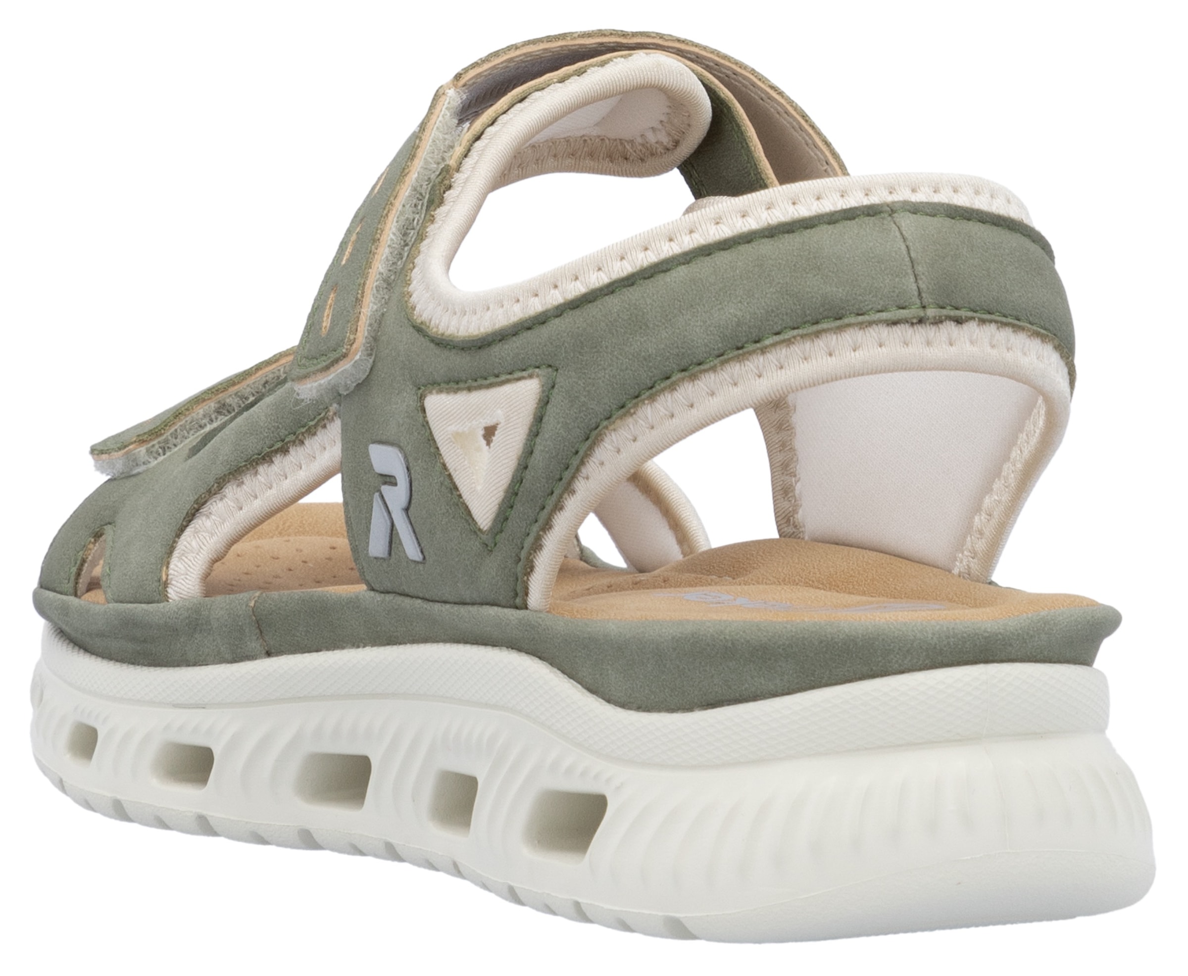 RIEKER Sport Sandale »Outdoorsandale«  , Sommerschuh, Sandalette, Plateauabsatz, mit Klettverschlüssen