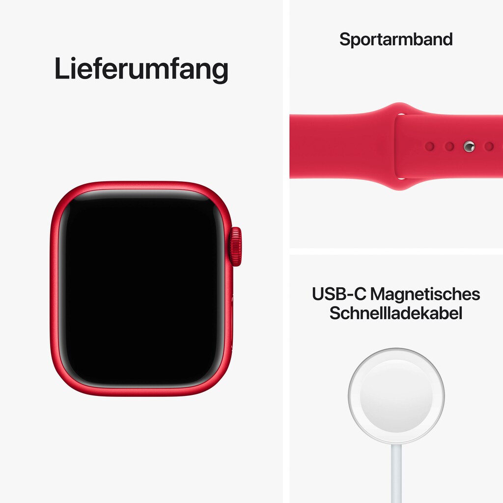 Apple Watch »Watch Series 8 GPS + Cellular 41mm«