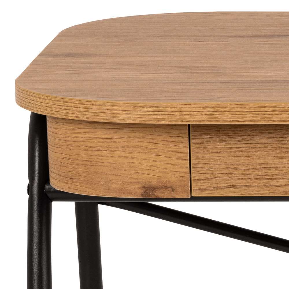ACTONA GROUP Arbeitstisch »Blueton«, Schreibtisch, 2 Schubladen, Wildeiche rau Papier, 120x60x75 cm