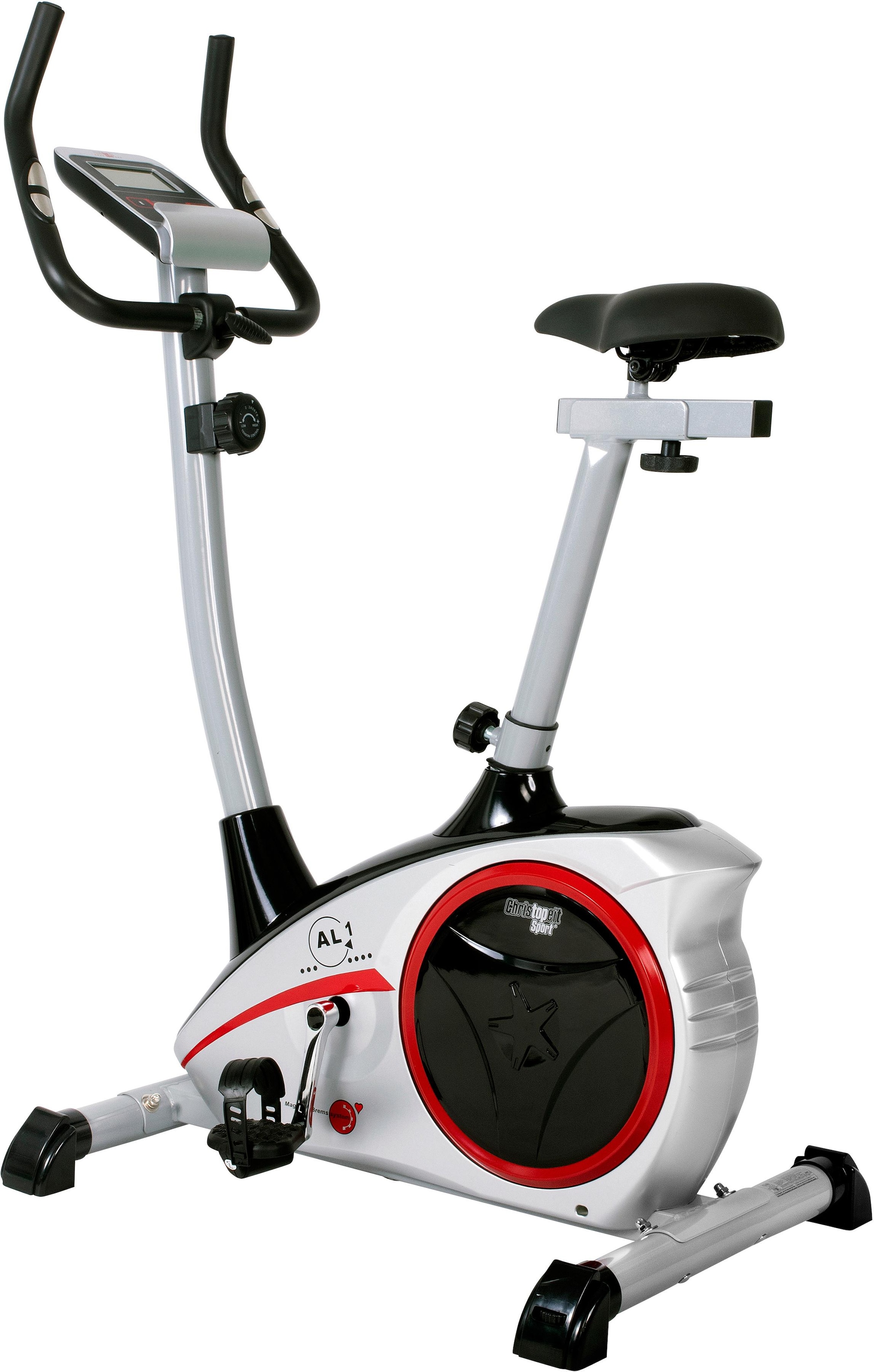 Christopeit Sport® Heimtrainer »AL 1«, (mit Tablet-Halterung), Schwungmasse ca. 9 kg, 8 Widerstandsstufen