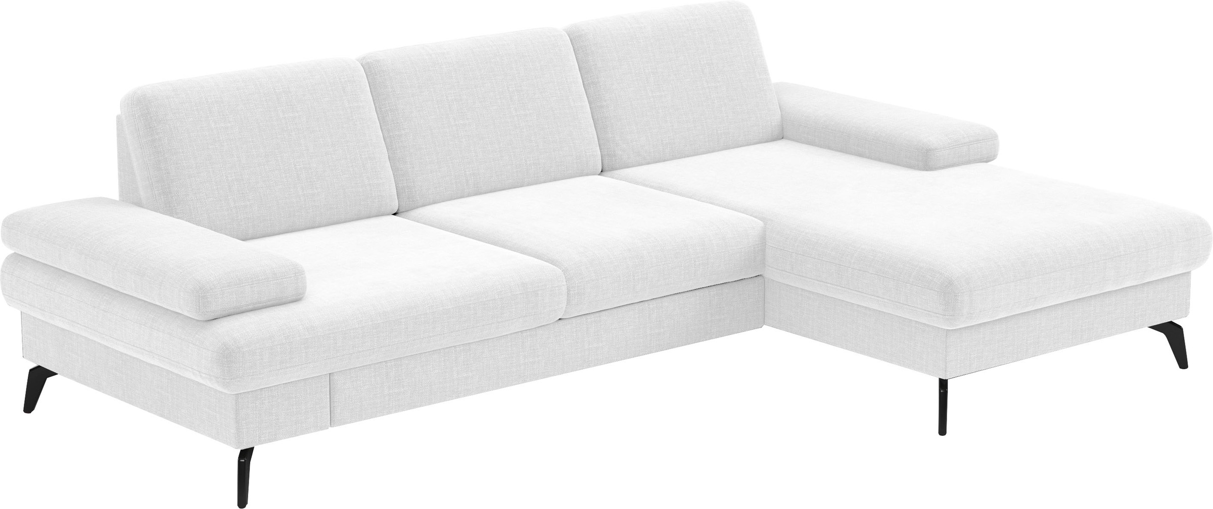 sit&more Ecksofa »Morris L-Form, inkl. Sitztiefenverstellung«, wahlweise mit Armteilverstellung, Bettfunktion & Bettkasten
