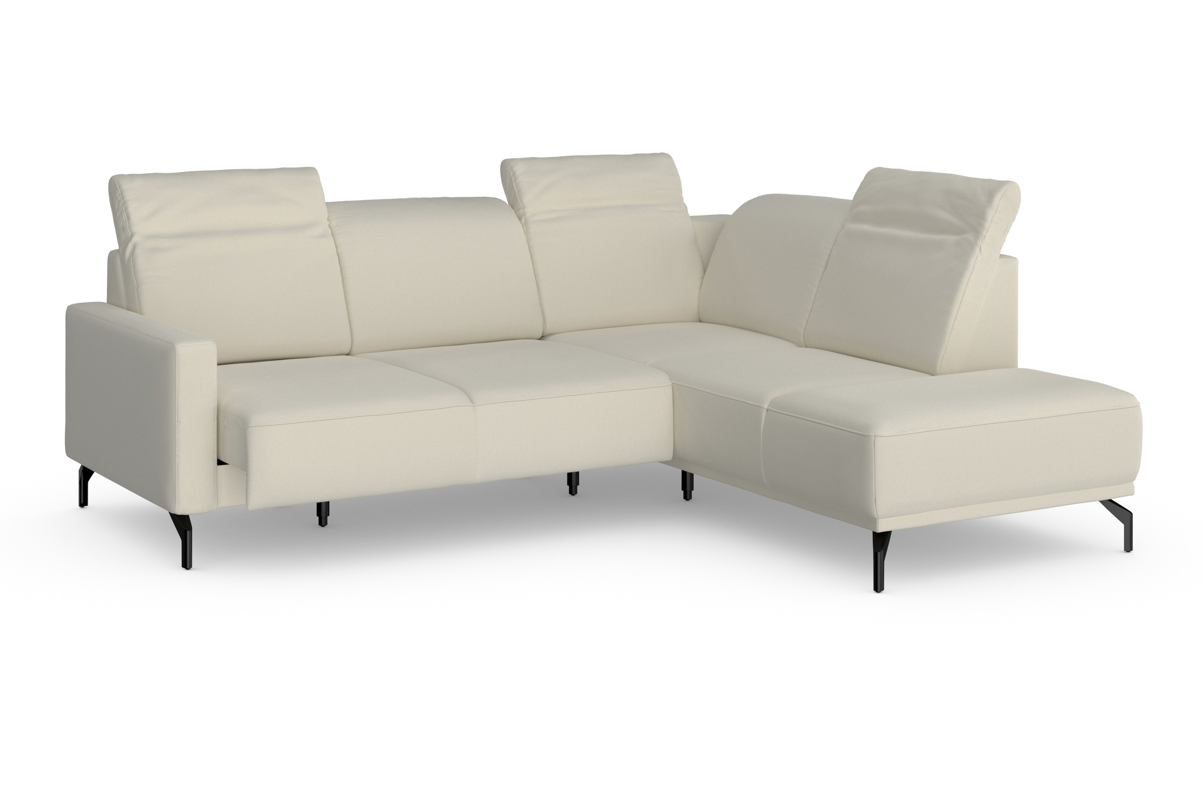 sit&more Ecksofa »Bailando L-Form«, wahlweise mit Kopfteilverstellung und Vorziehsitz, motorisch