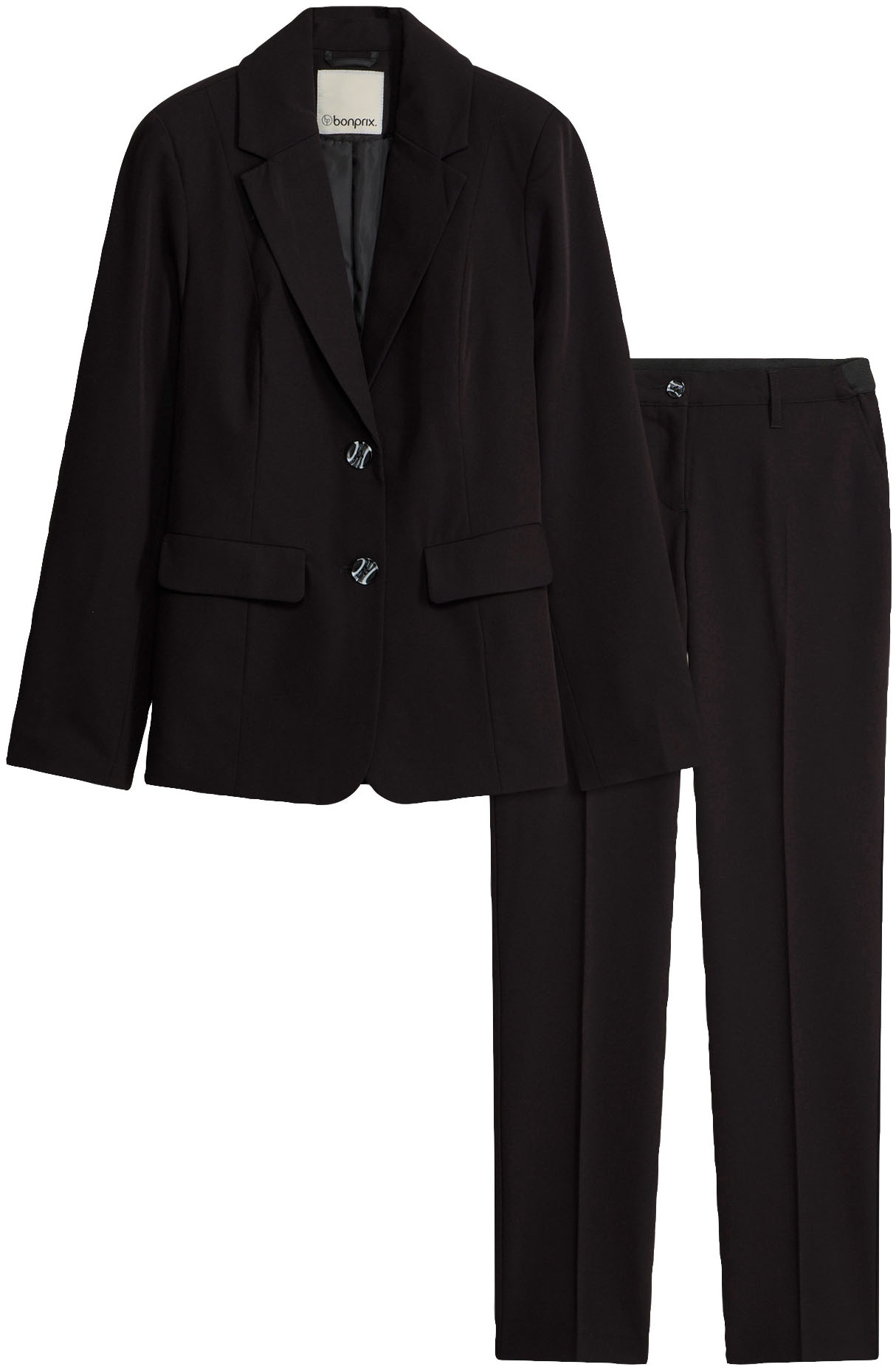 bonprix Hosenanzug »Hosenanzug 2-tlg« Set, 2er, 2 tlg. regular fit Regular Fit, mit Elasthan-Anteil, verschiedene Konfektionsgrößen
