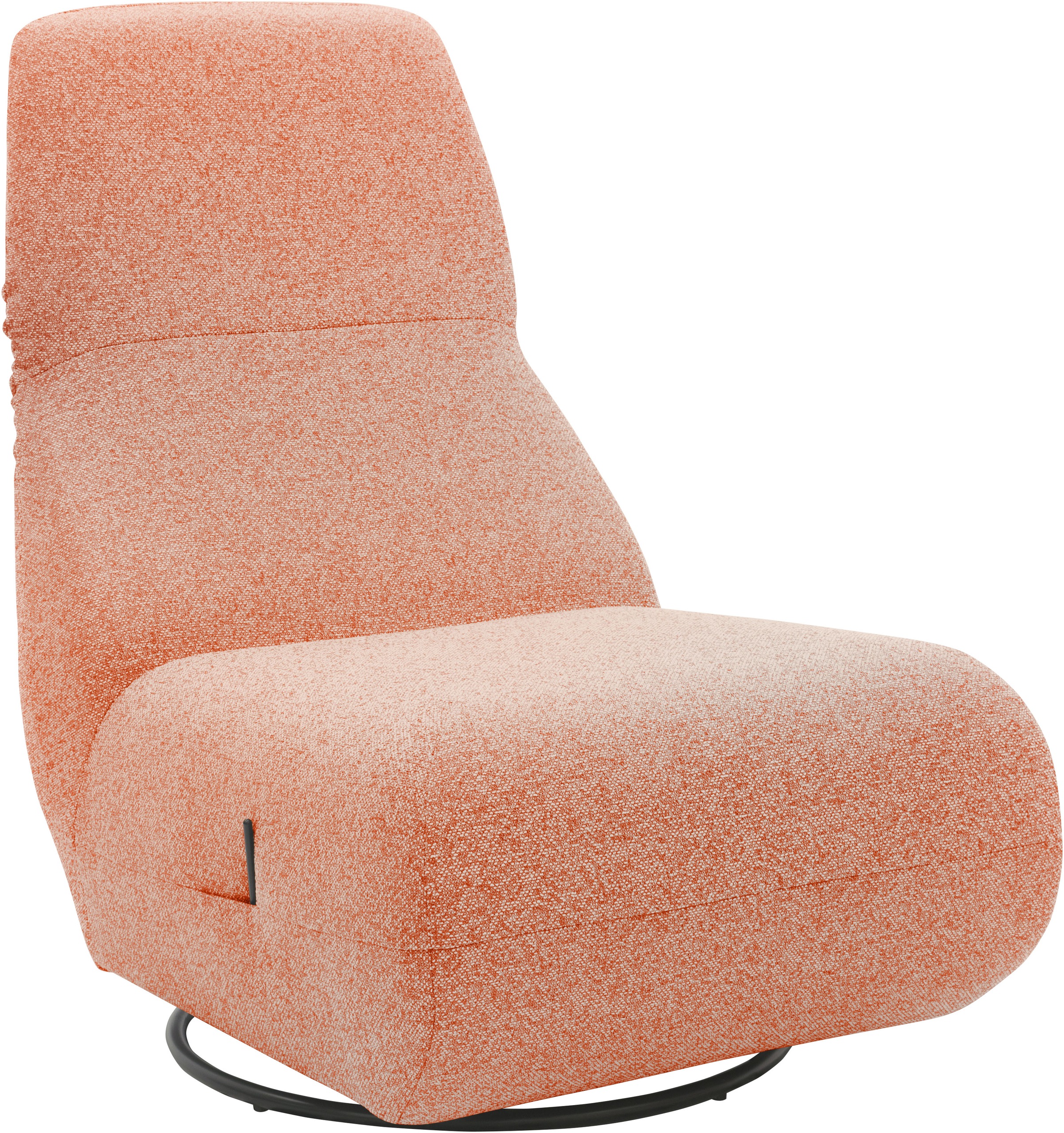 DOMO collection Sessel »Sonner, wahlweise mit Swivelfunktion«, Um 360 Grad drehbar, Rücken aufstellbar, Drehsessel