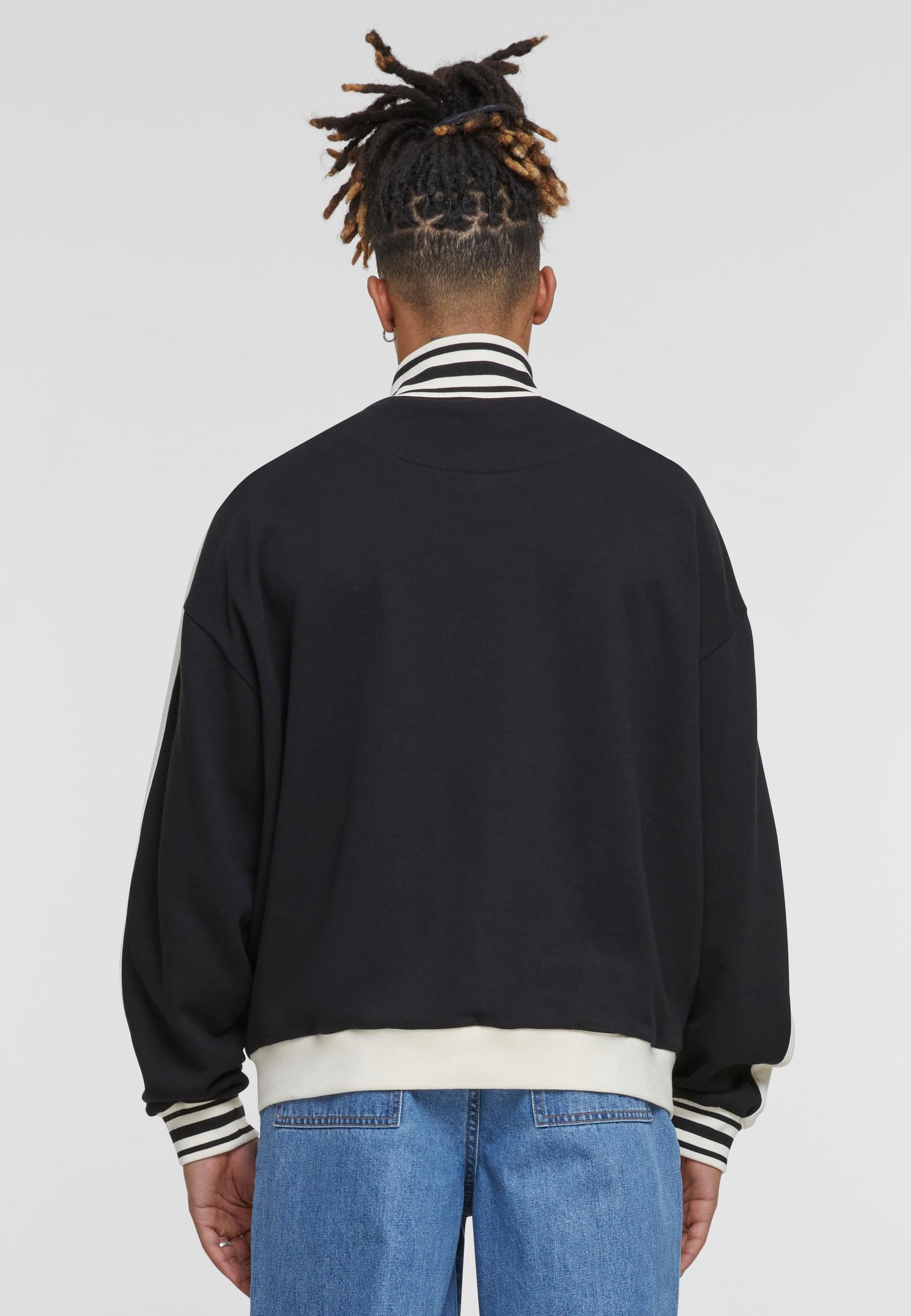 URBAN CLASSICS Trainingsjacke »Urban Classics Herren Retro Track Jacket« 1 Stk. tlg. ohne Kapuze