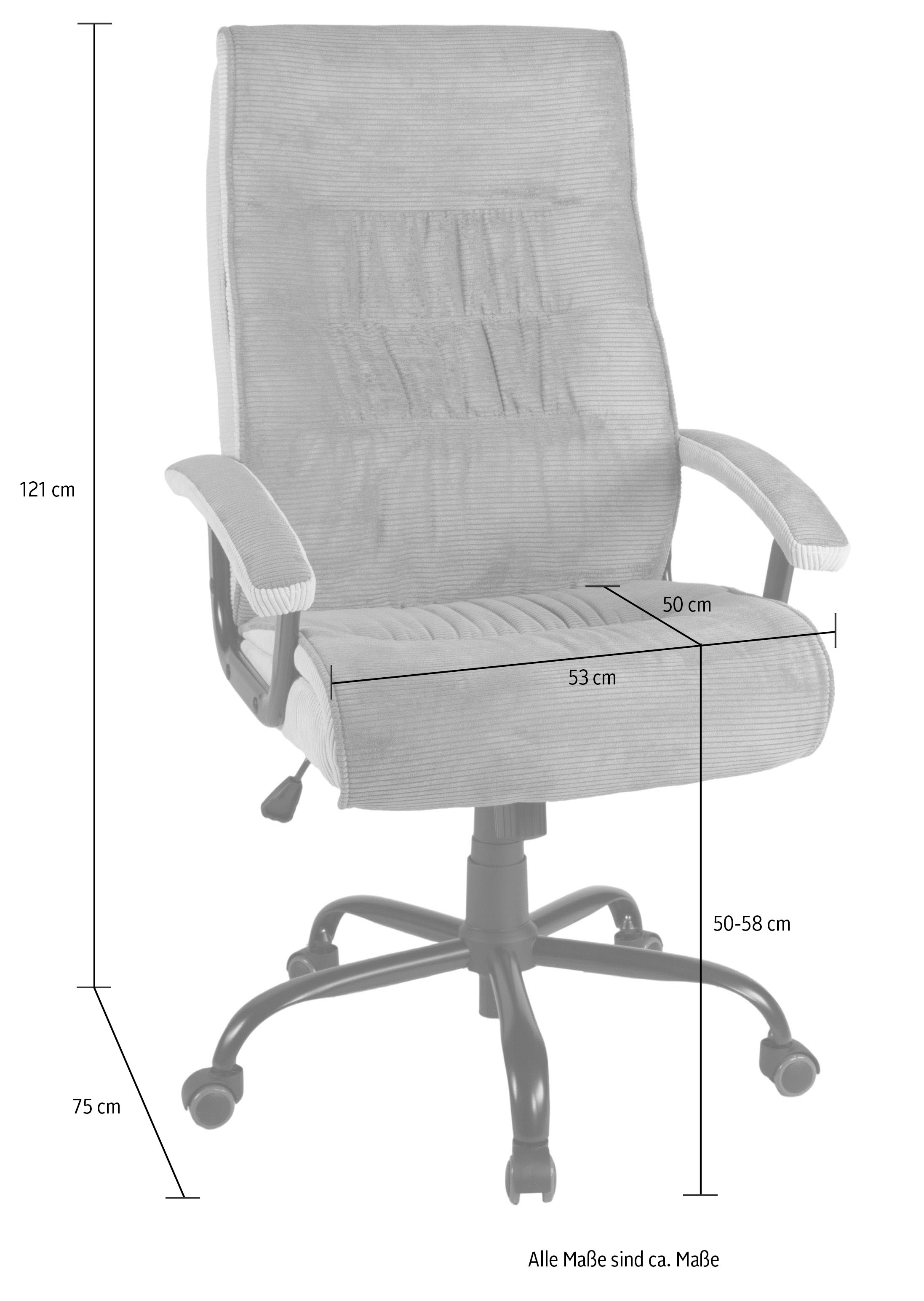 Duo Collection Chefsessel »Darius«, Cord