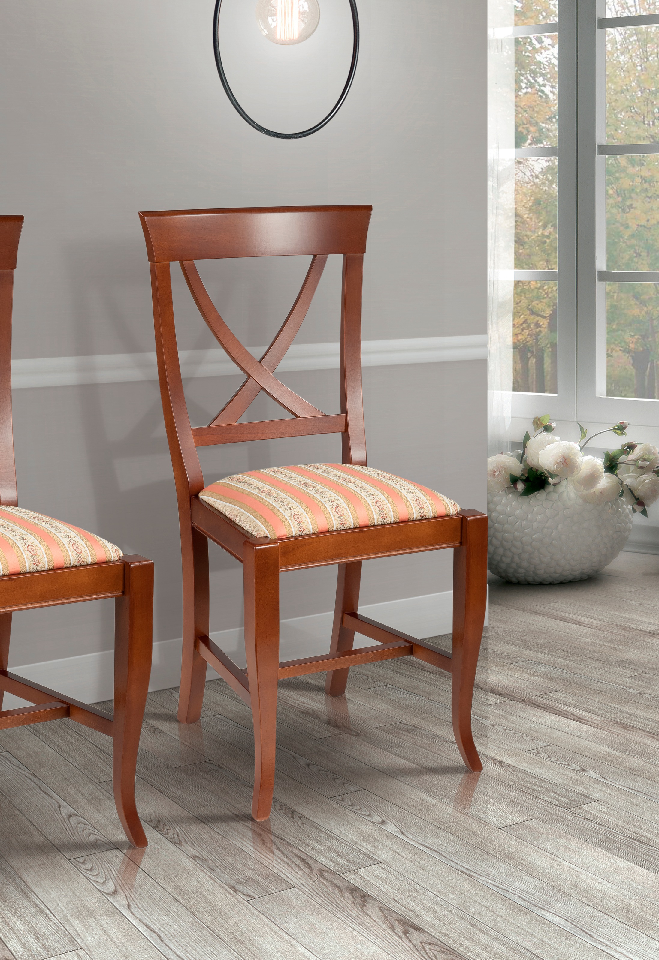 Home affaire 4-Fußstuhl »Monica«, 1 St., Baumwolle-Polyester, Breite 44 cm günstig online kaufen