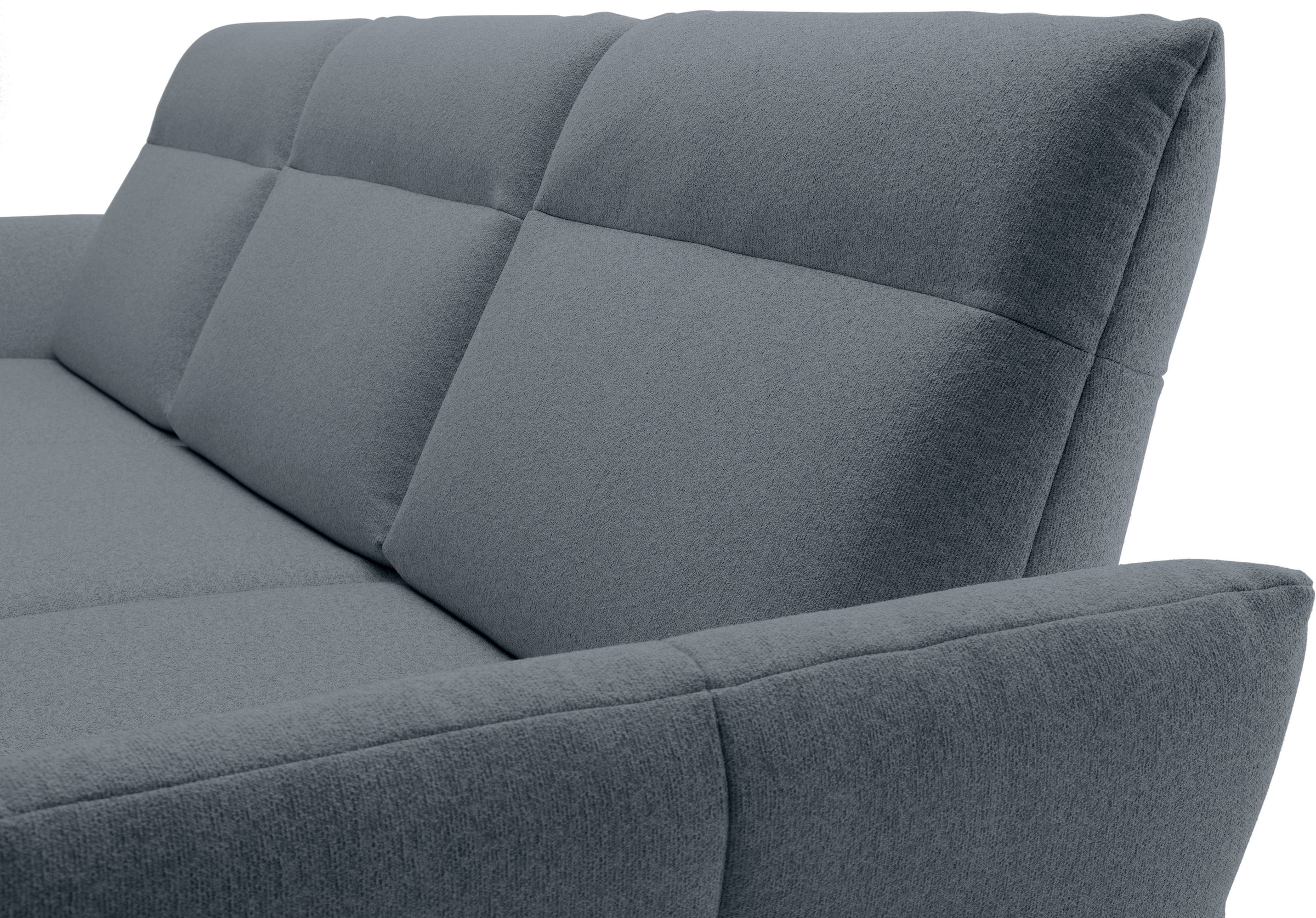 Creation BY ROLF BENZ Ecksofa »CR.460«, Sockel in Eiche, Alugussfüße in umbragrau, Breite 298 cm