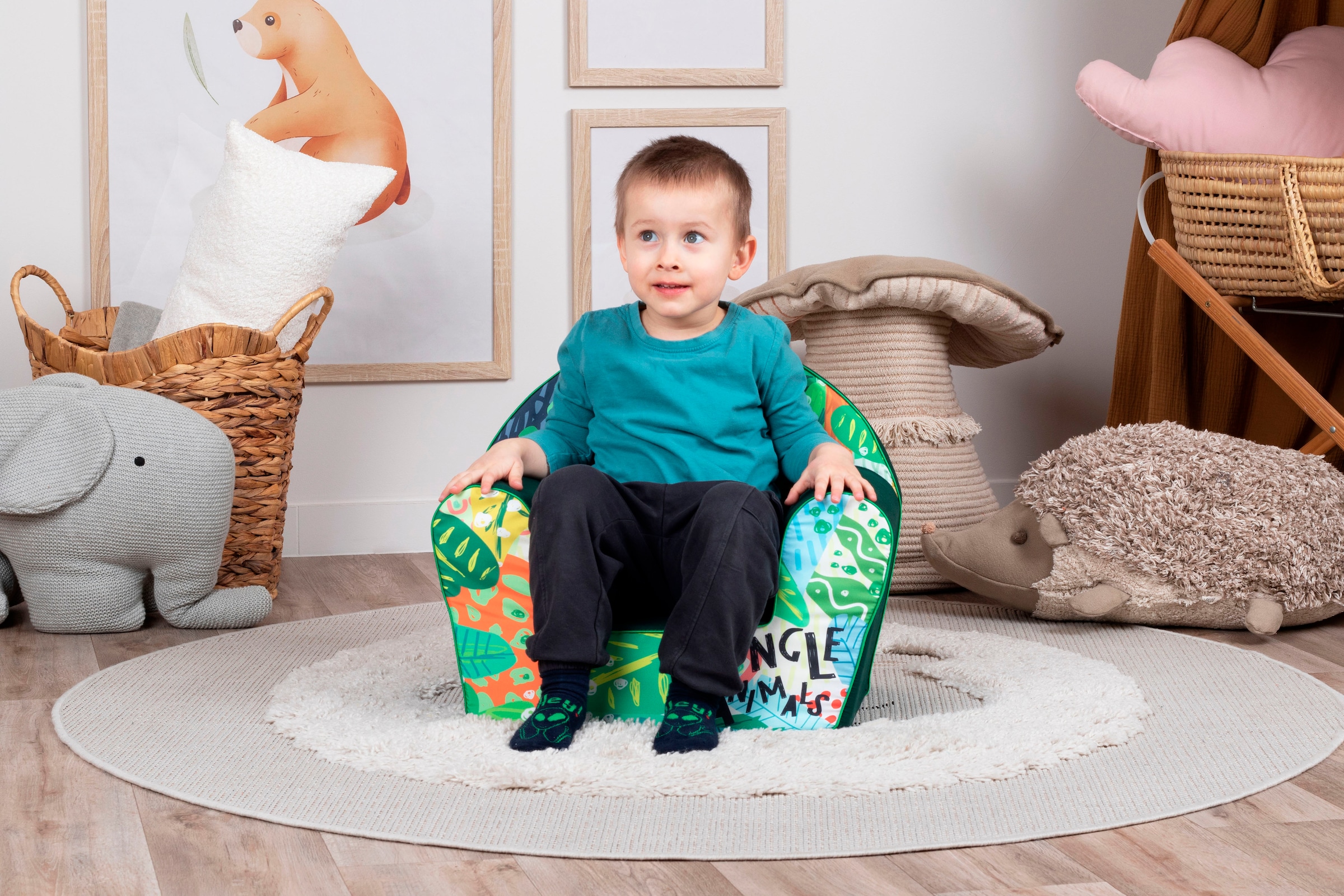 Knorrtoys® Sessel »Jungle animal«, für Kinder; Made in Europe