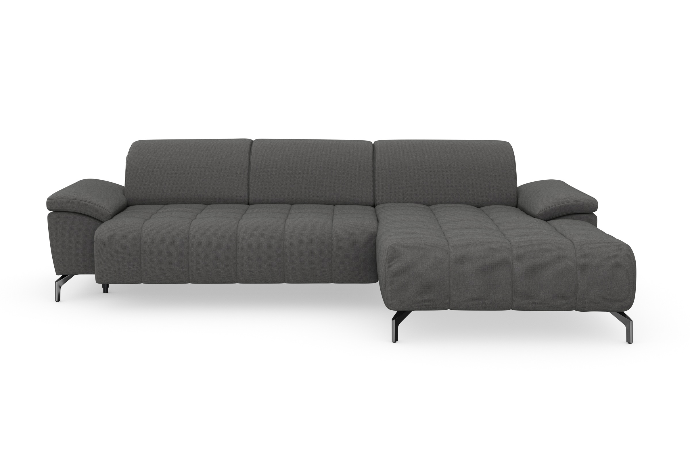 sit&more Ecksofa »Cool L-Form«, wahlweise mit Kopfteilverstellung und Vorziehsitz, motorisch