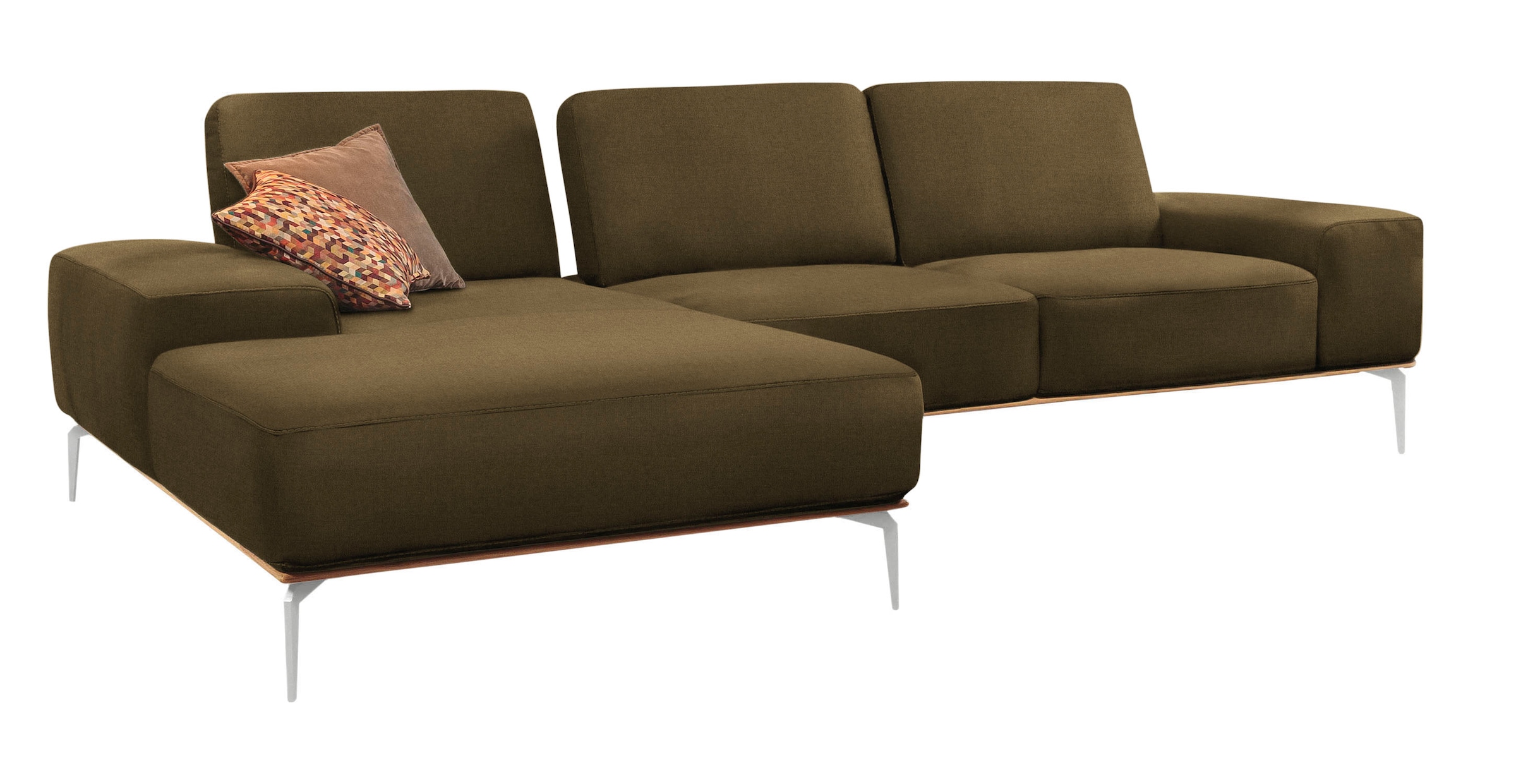 W.SCHILLIG Ecksofa "run, Designsofa mit tollem Sitzkomfort, bequem, L-Form" günstig online kaufen