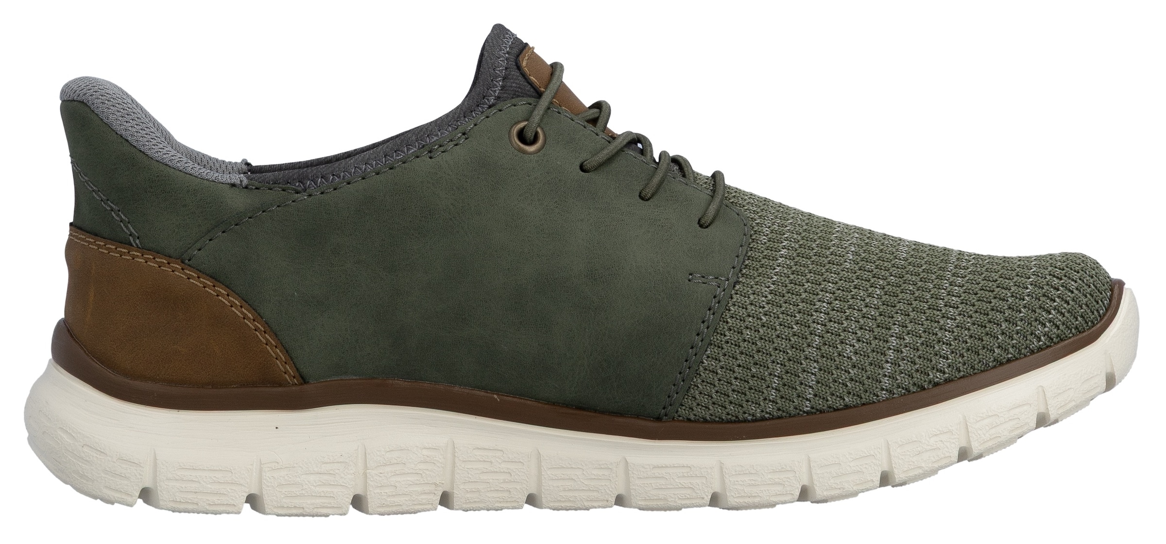 Rieker Slip-On Sneaker  , Freizeitschuh, Halbschuh, Schlupfschuh, gepolsterter Fersenabschluss