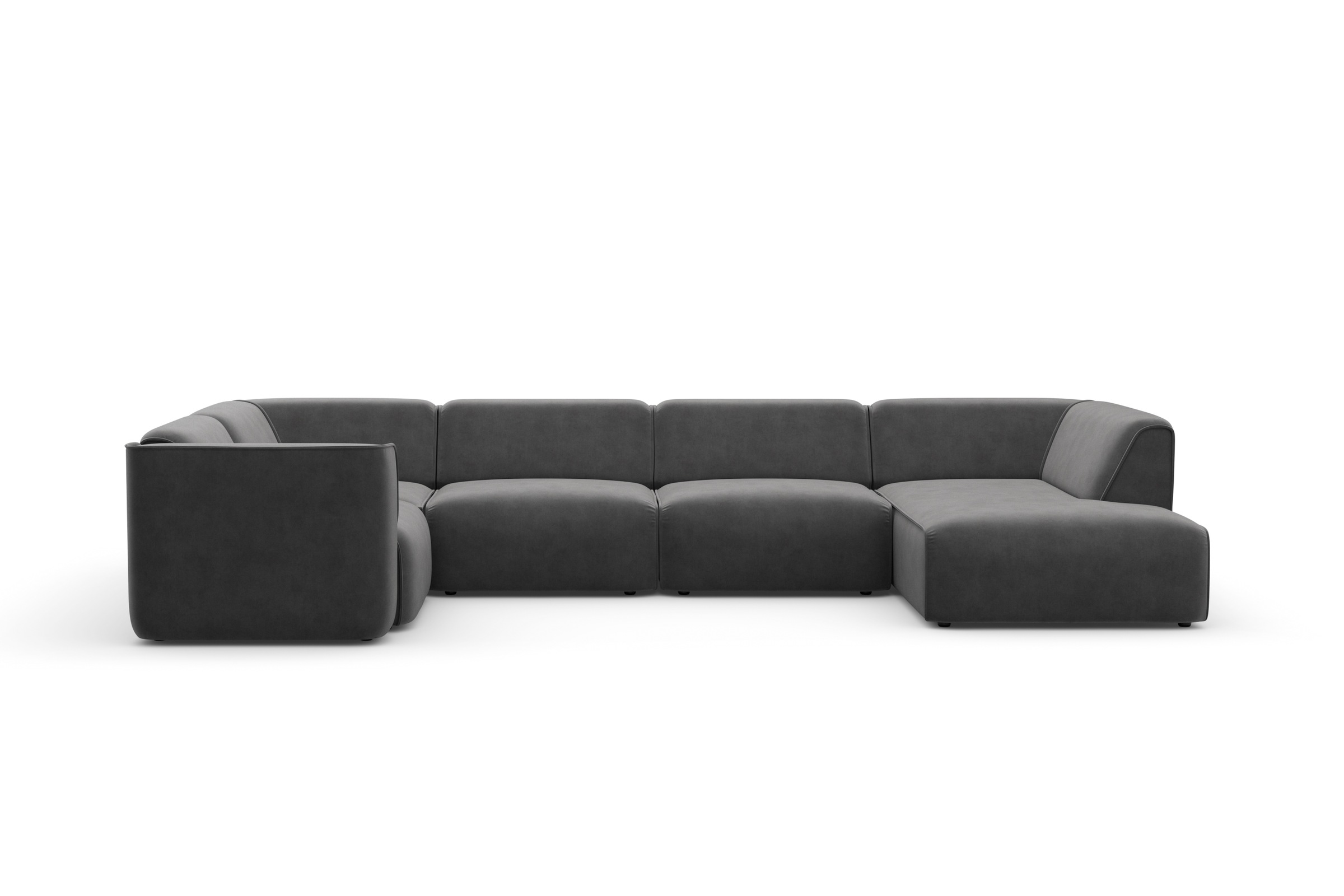 RAUM.ID Wohnlandschaft "Merid U-Form, jederzeit durch Module erweiterbar, B günstig online kaufen