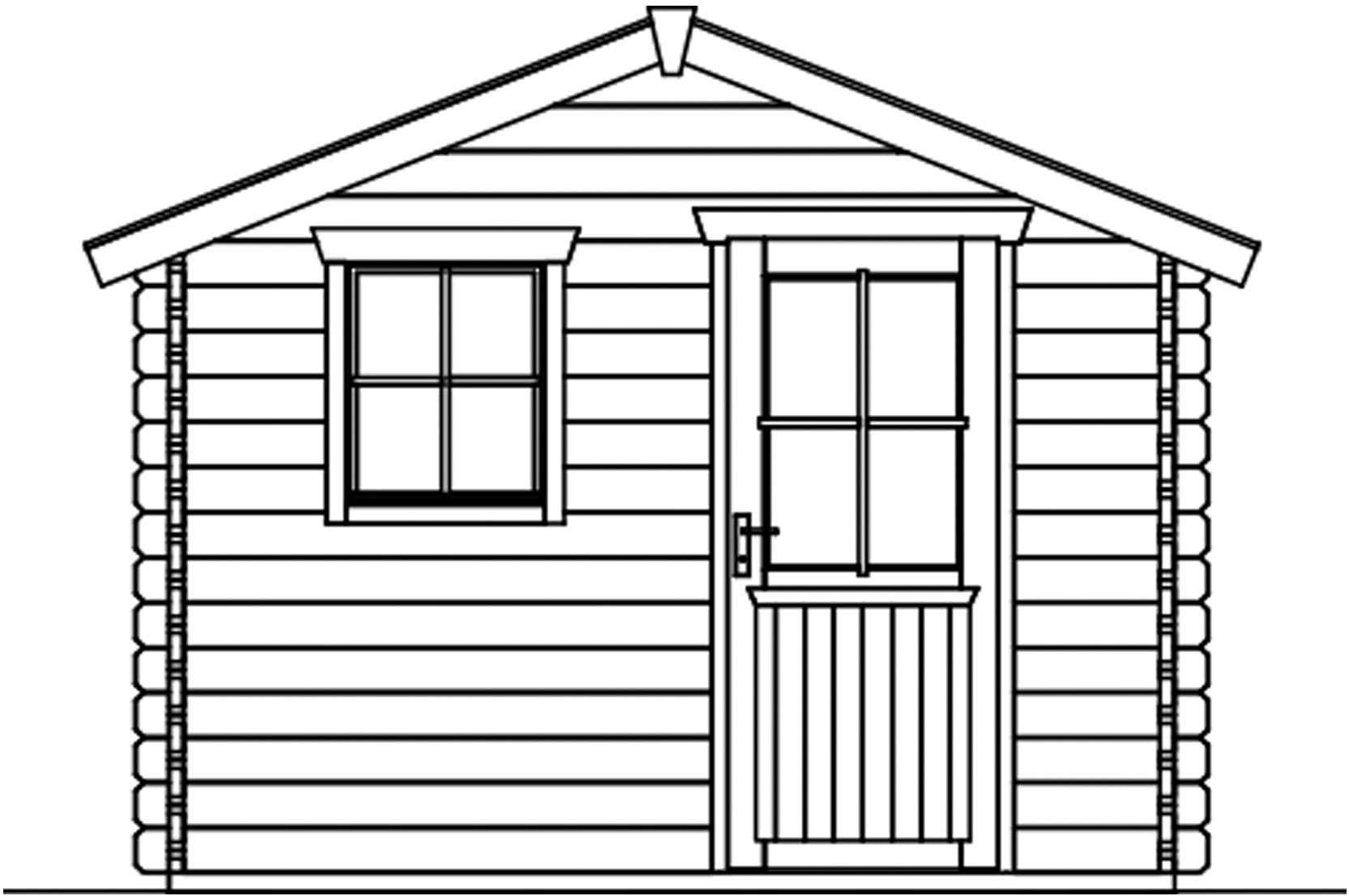 Skanholz Gartenhaus »Narvik 1«