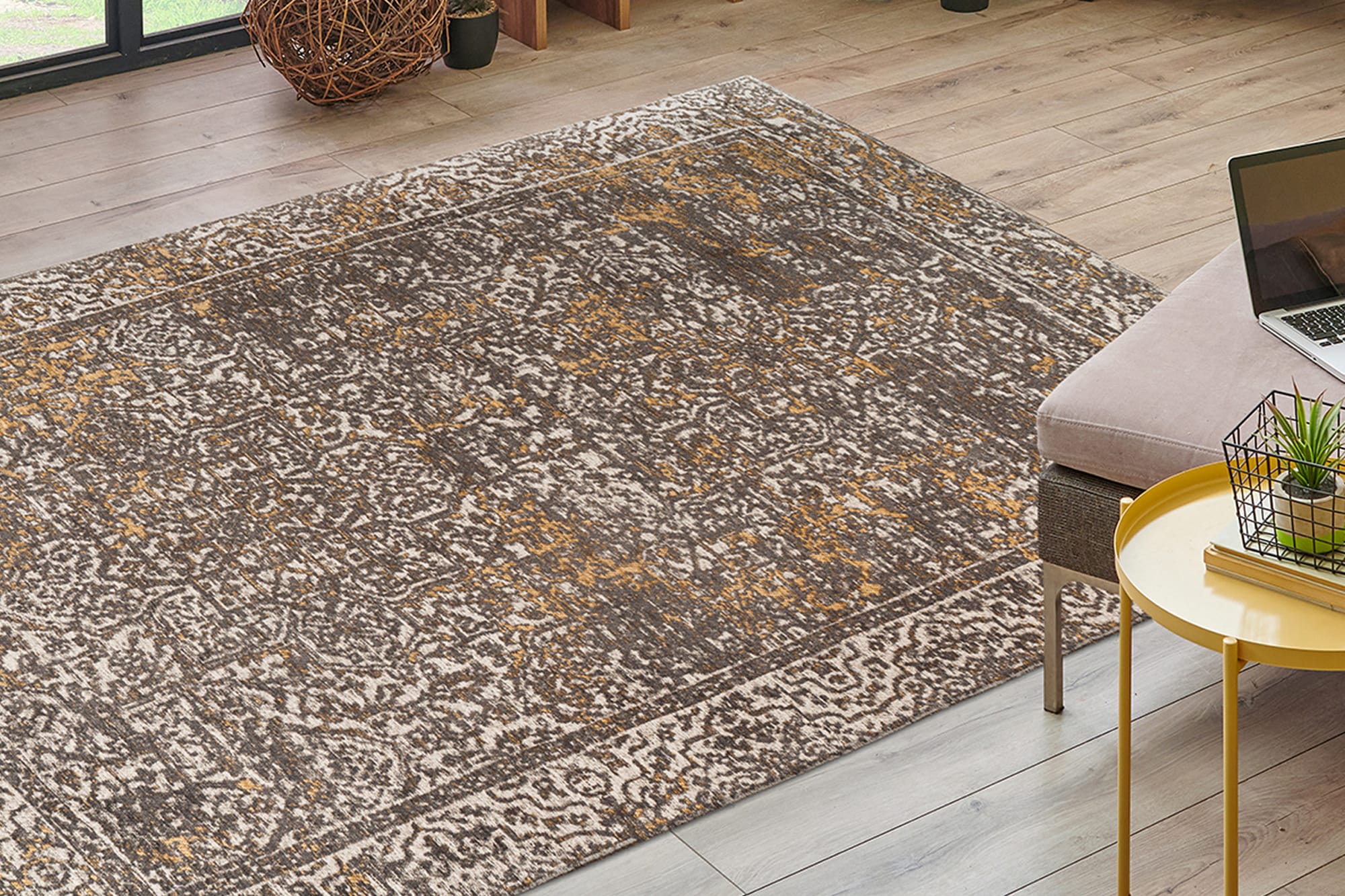 Kayoom Teppich »Davis 225«, rechteckig, 12 mm Höhe, edles Design, pflegelei günstig online kaufen