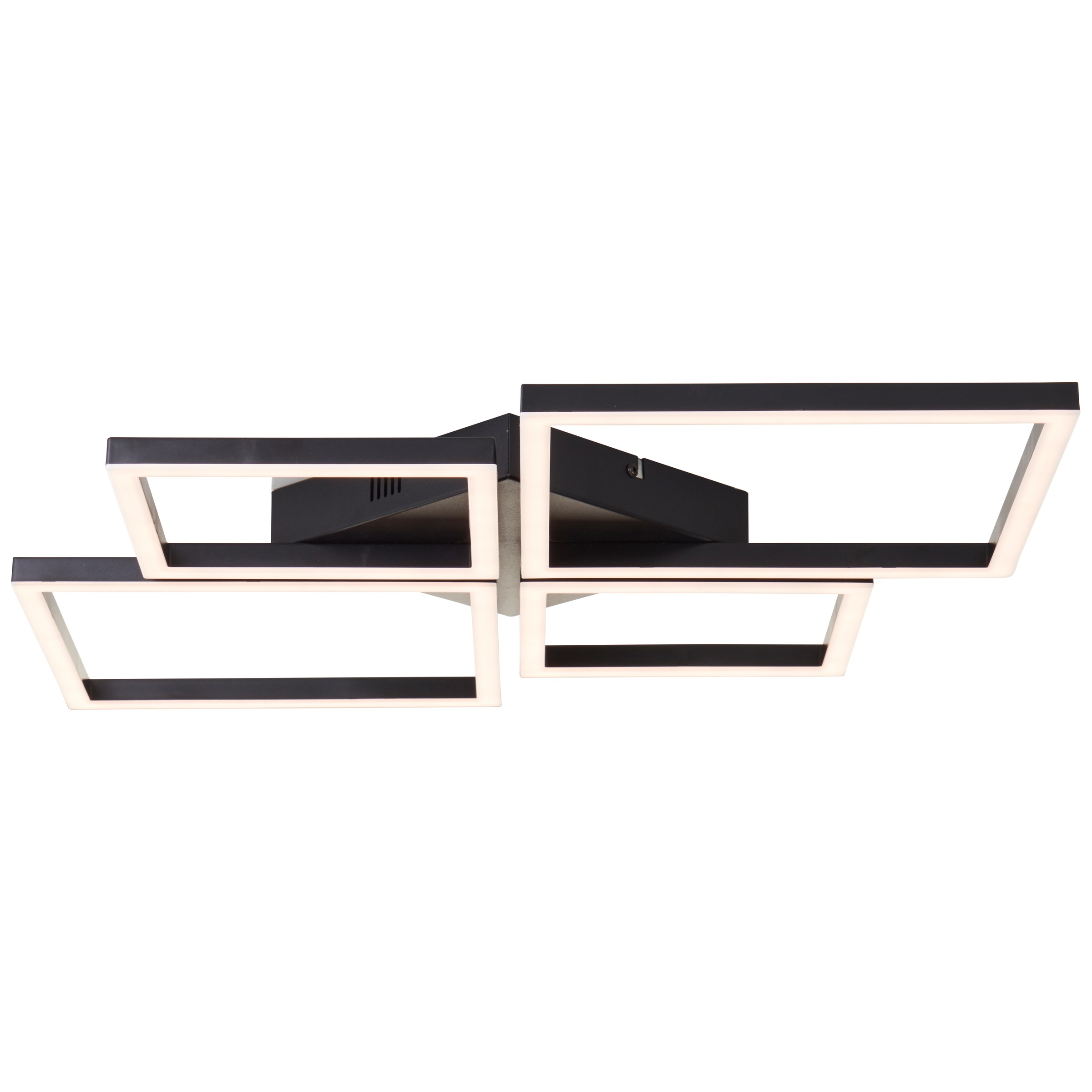 Brilliant LED Deckenleuchte »Tabea« LED-Modul 1 Stk. warmweiß - kaltweiß 58 x 80 cm, 3500lm, 3000-6500K, dimmbar, CCT, schwarz