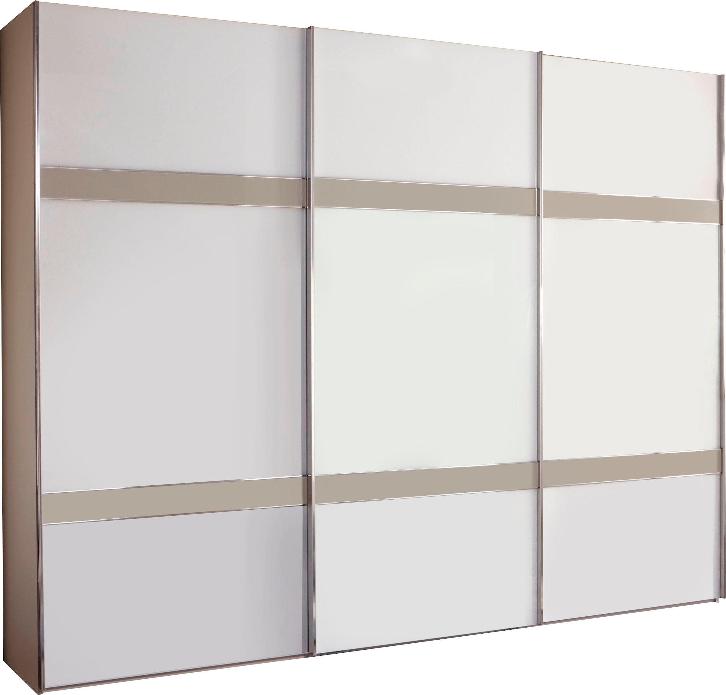 WIEMANN Schwebetürenschrank »Rialto«, hochwertige Glasfront mit Querriegeln