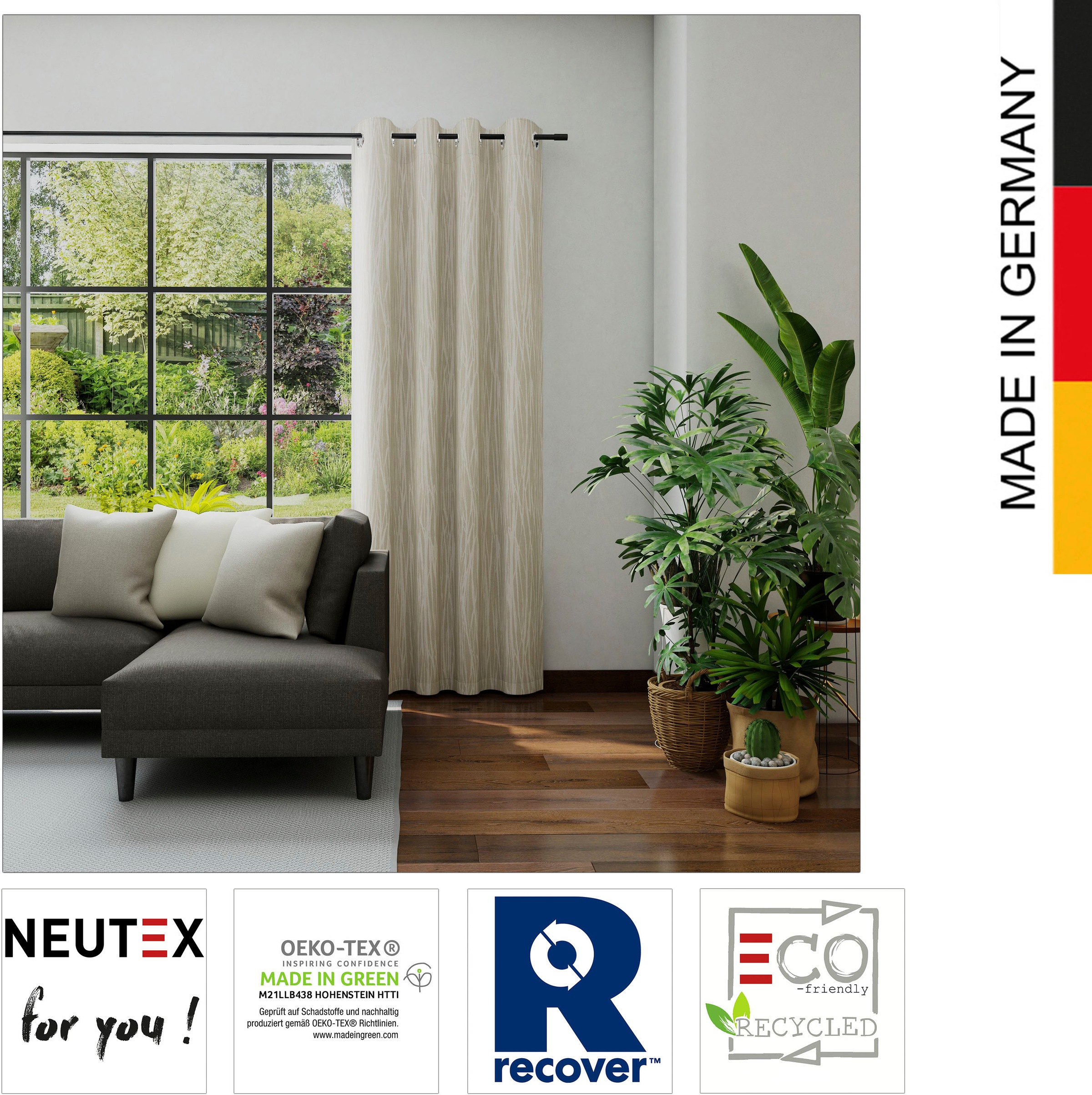 Neutex for you! Vorhang »David Eco«, (1 St.)