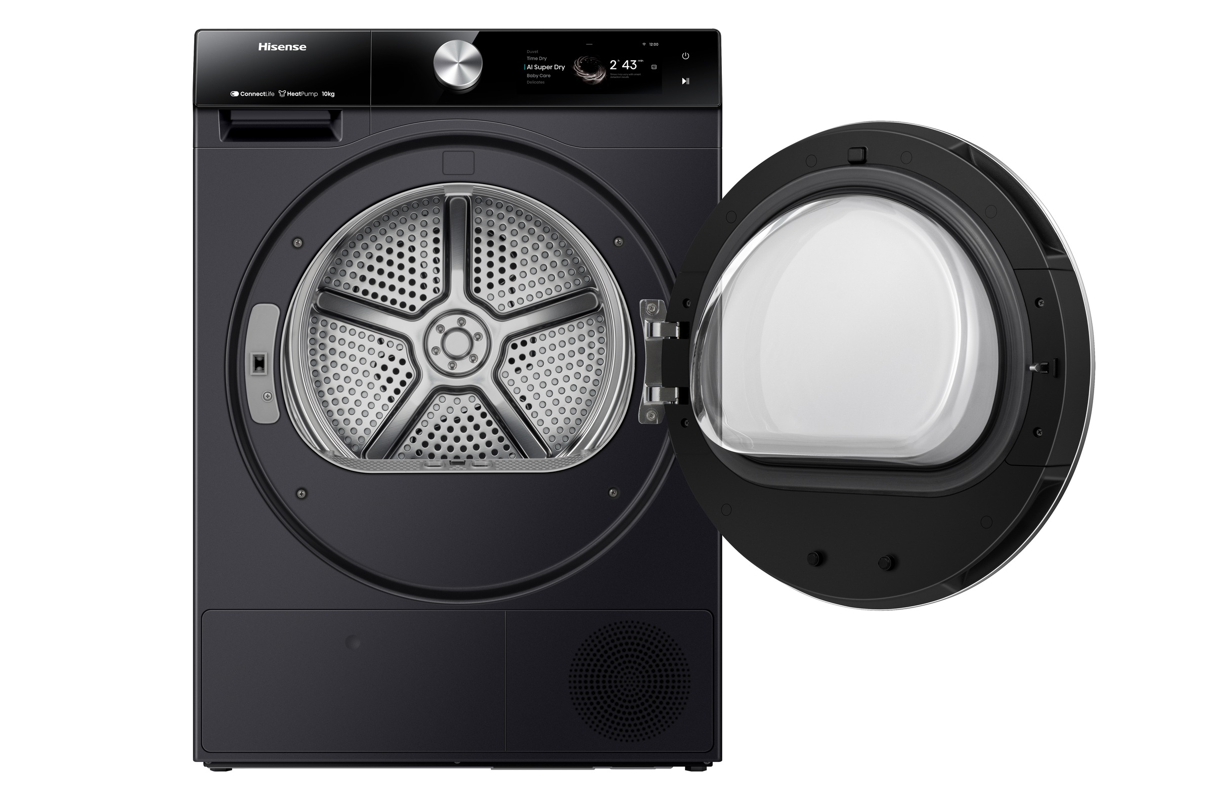 Hisense Wärmepumpentrockner »DH7S107BW« Dynamisches TFT-Touch-Display günstig online kaufen