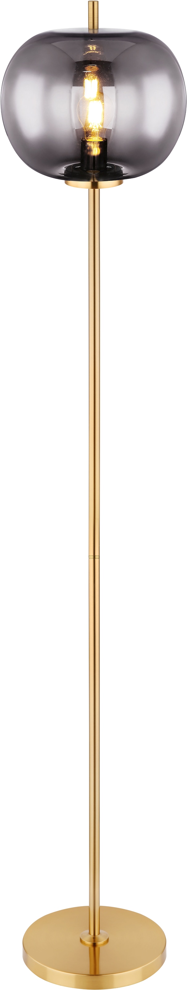 GLOBO LIGHTING Stehlampe »BLACKY I« E27 1 Stk. Hängelampe/Pendelleuchte/Gla günstig online kaufen