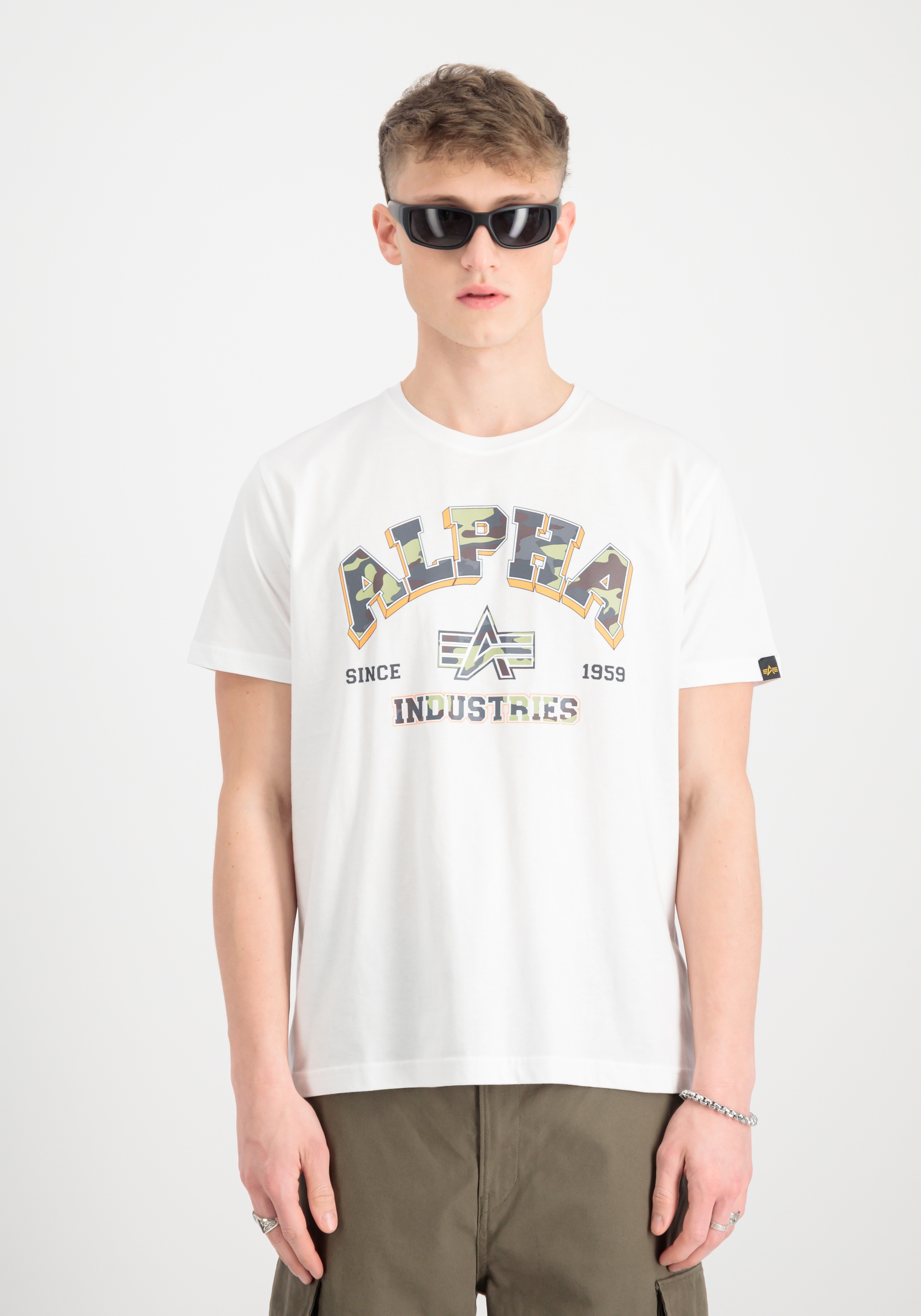 Alpha Industries T-Shirt »Alpha Industries Men - T-Shirts College Camo T«