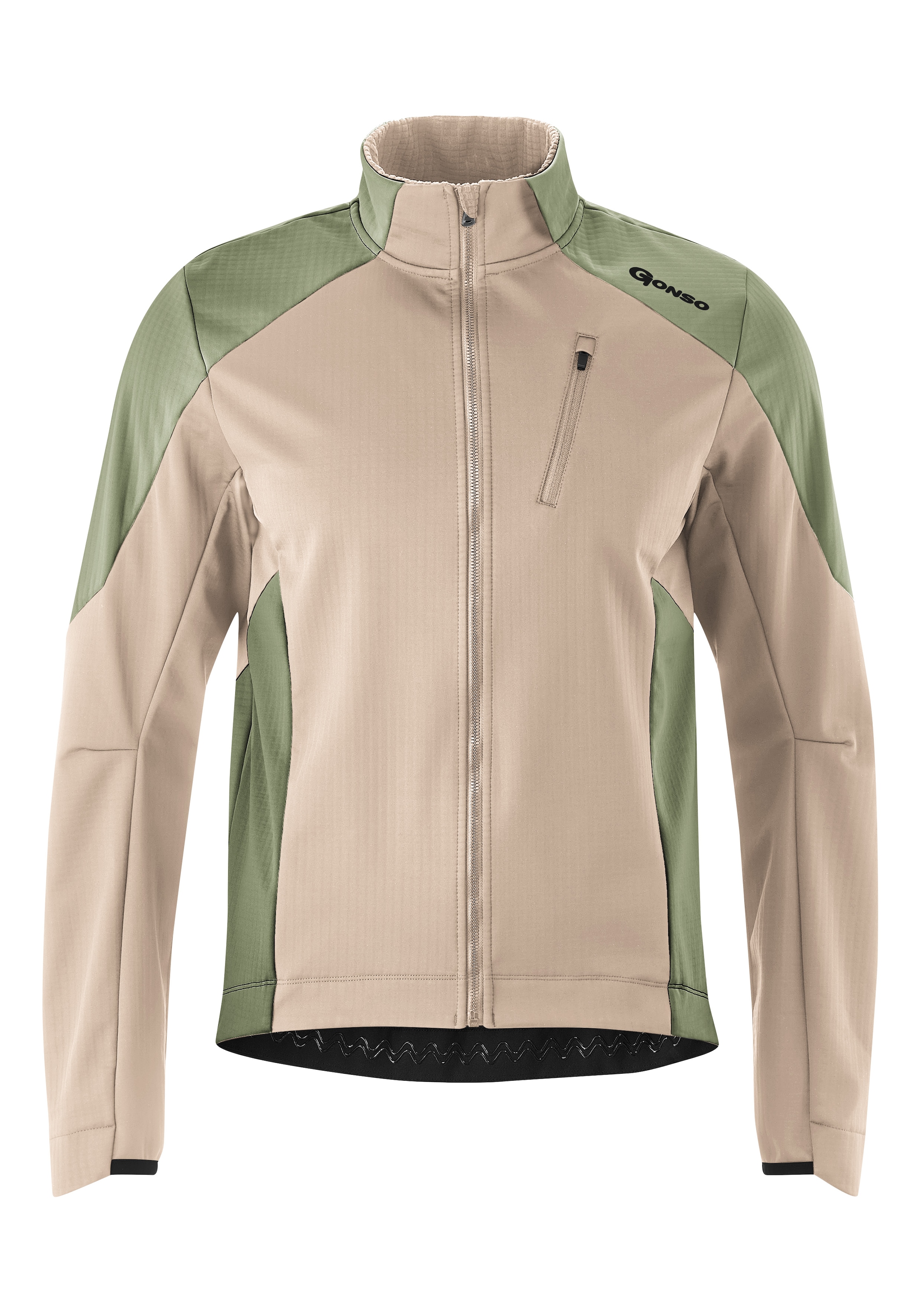 Gonso Fahrradjacke »TRAIL JACKET SOFTSHELL M«, Wasserabweisend, strapazierfähig, atmungsaktiv