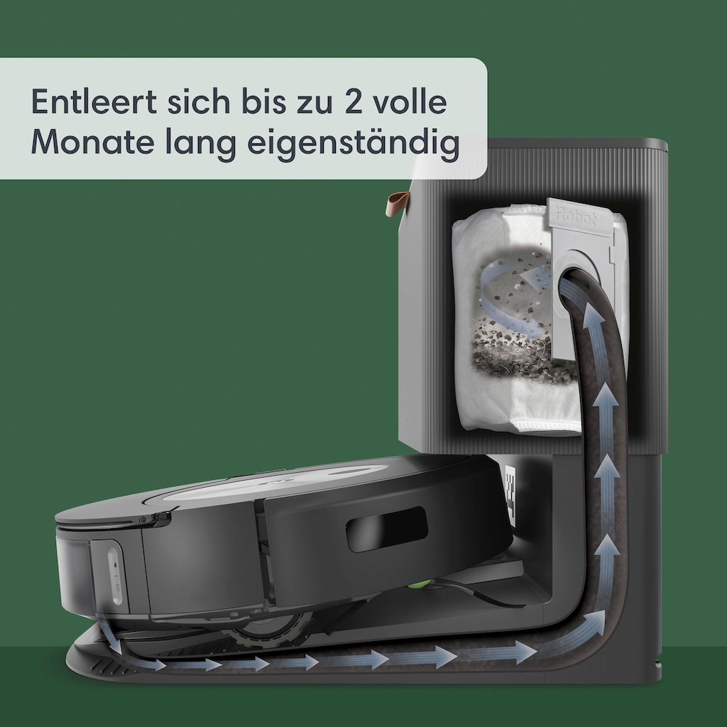 iRobot Saugroboter »Roomba Combo j7+ (c755840) mit autom. Absaugstation«, Saug- und Wischroboter