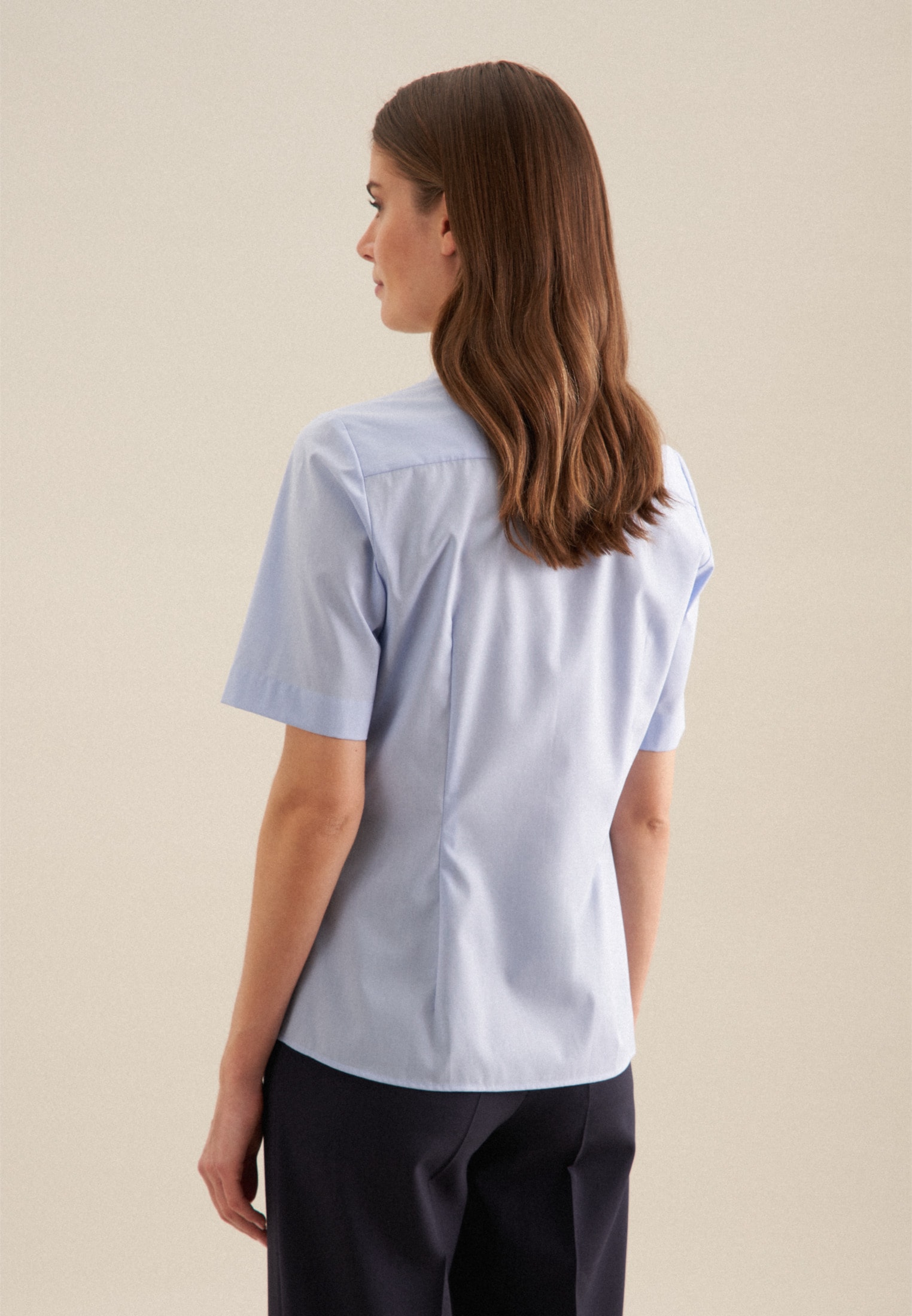 seidensticker Hemdbluse, Kragen Uni