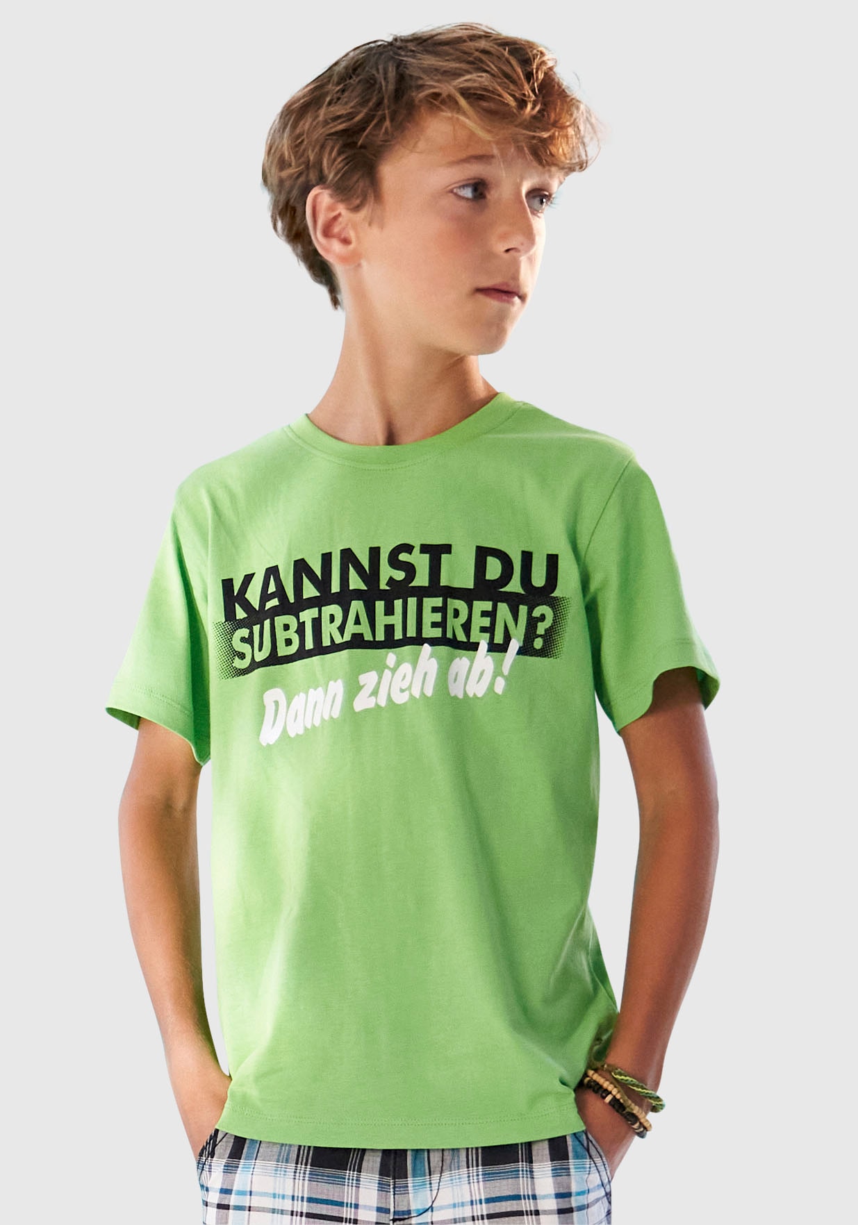 KIDSWORLD T-Shirt »KANNST DU SUBTRAHIEREN?«, online Spruch kaufen