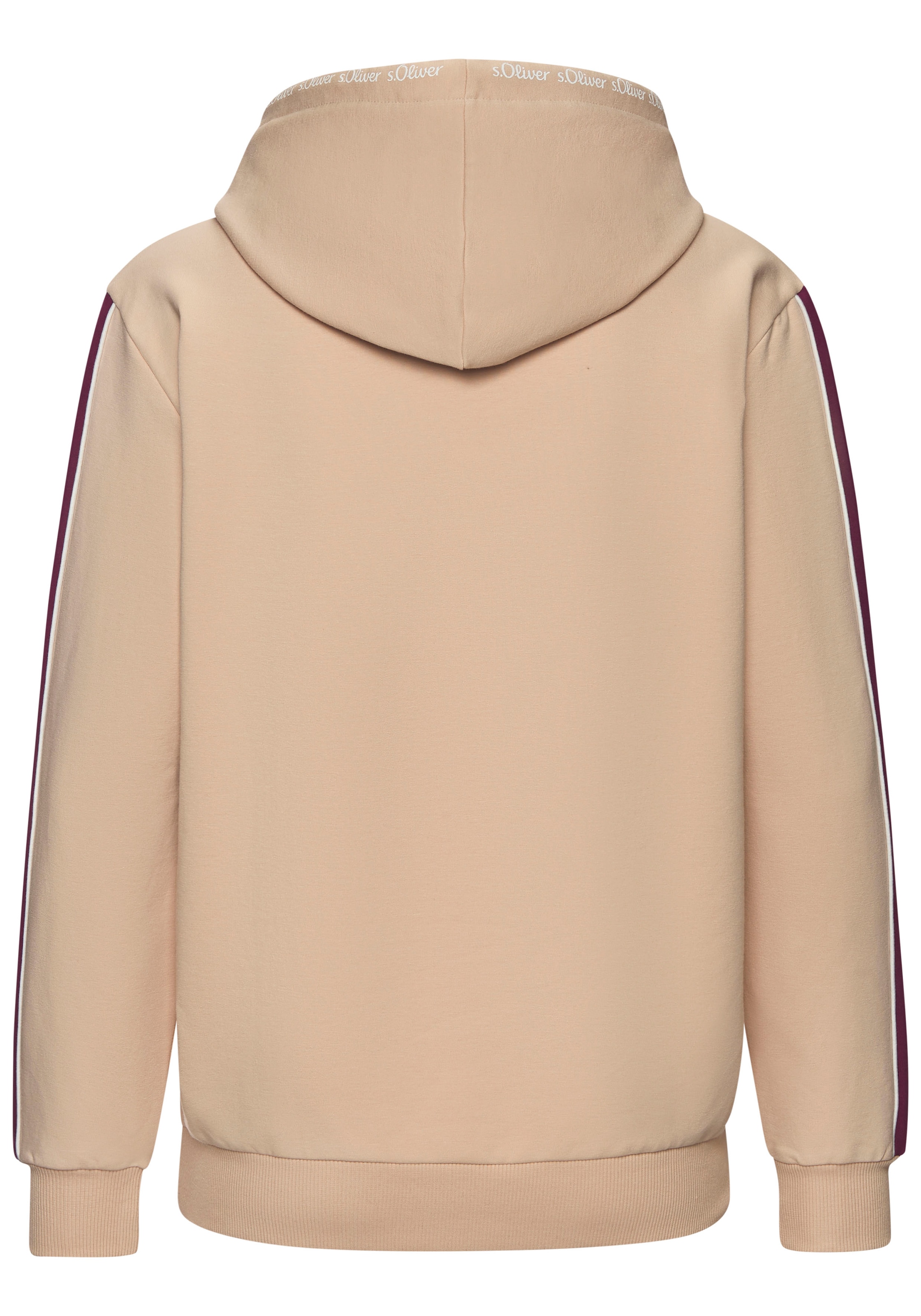 s.Oliver Hoodie, mit Kontrast Einsätzen, Loungewear