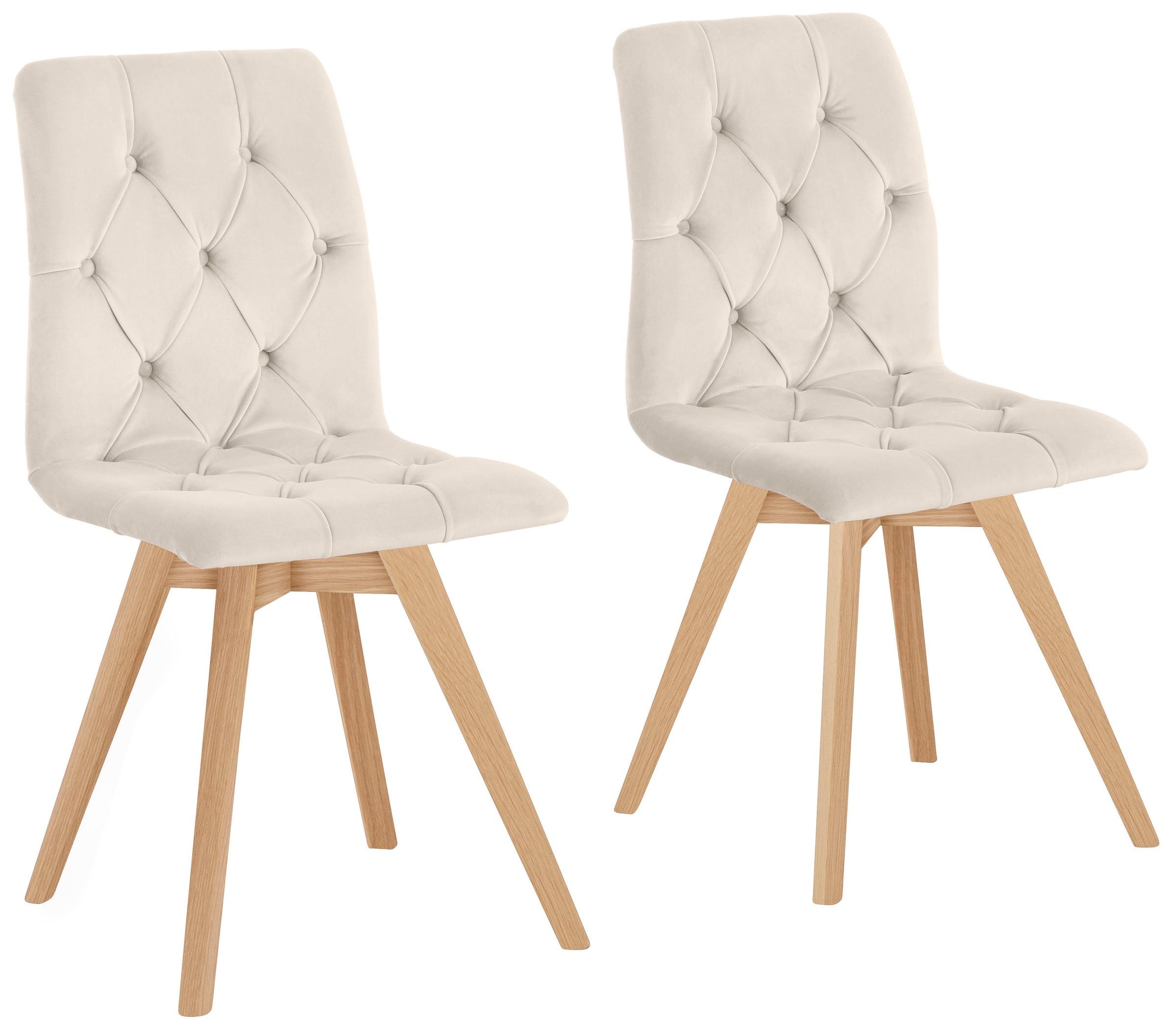 andas Esszimmerstuhl »Rania«, (Set), 4 St., Samtoptik, im 2er/4er/6er Set, günstig online kaufen
