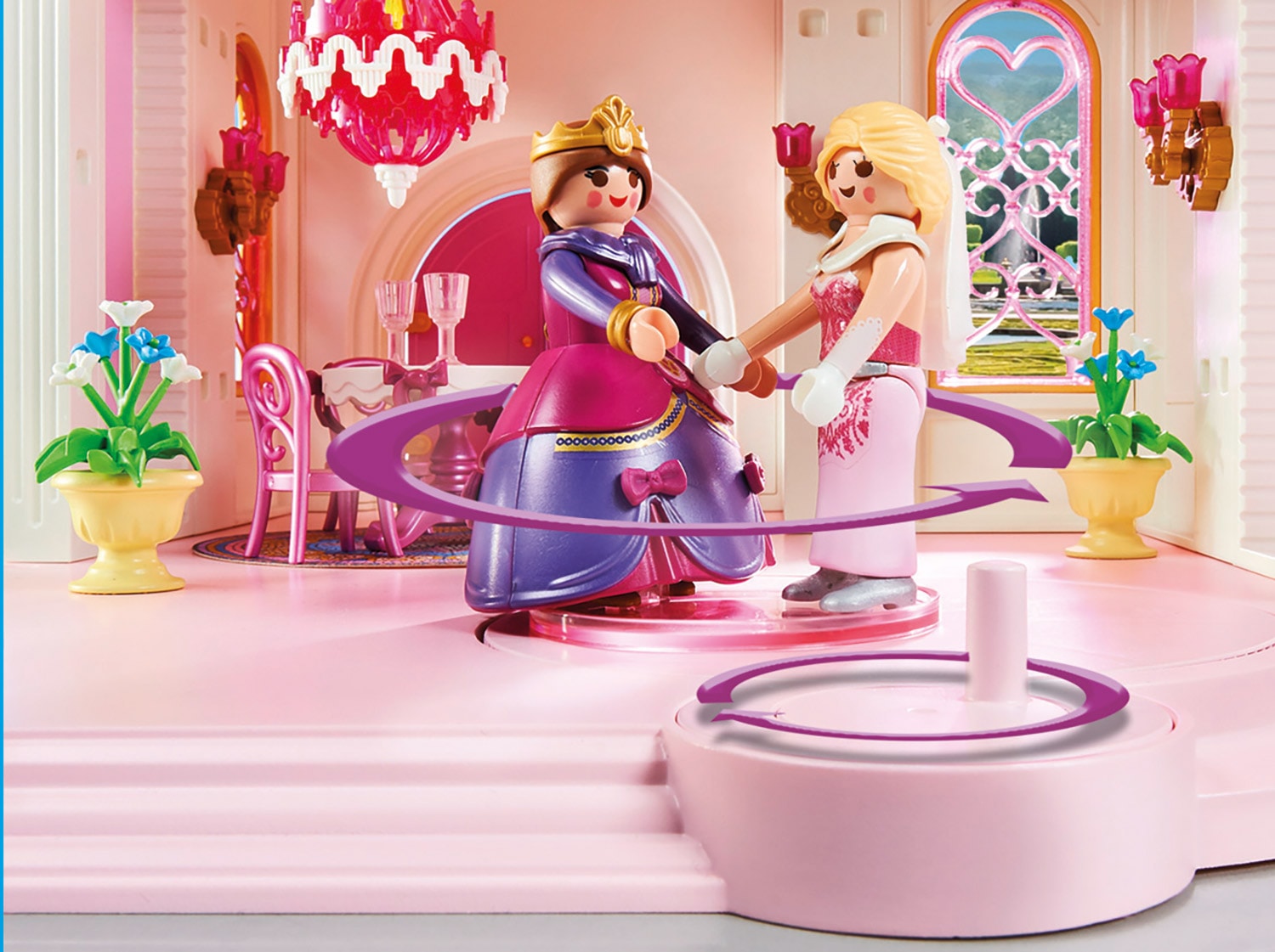 Playmobil® Konstruktions-Spielset »Großes Prinzessinnenschloss (70447), Princess«, (644 St.), Made in Germany