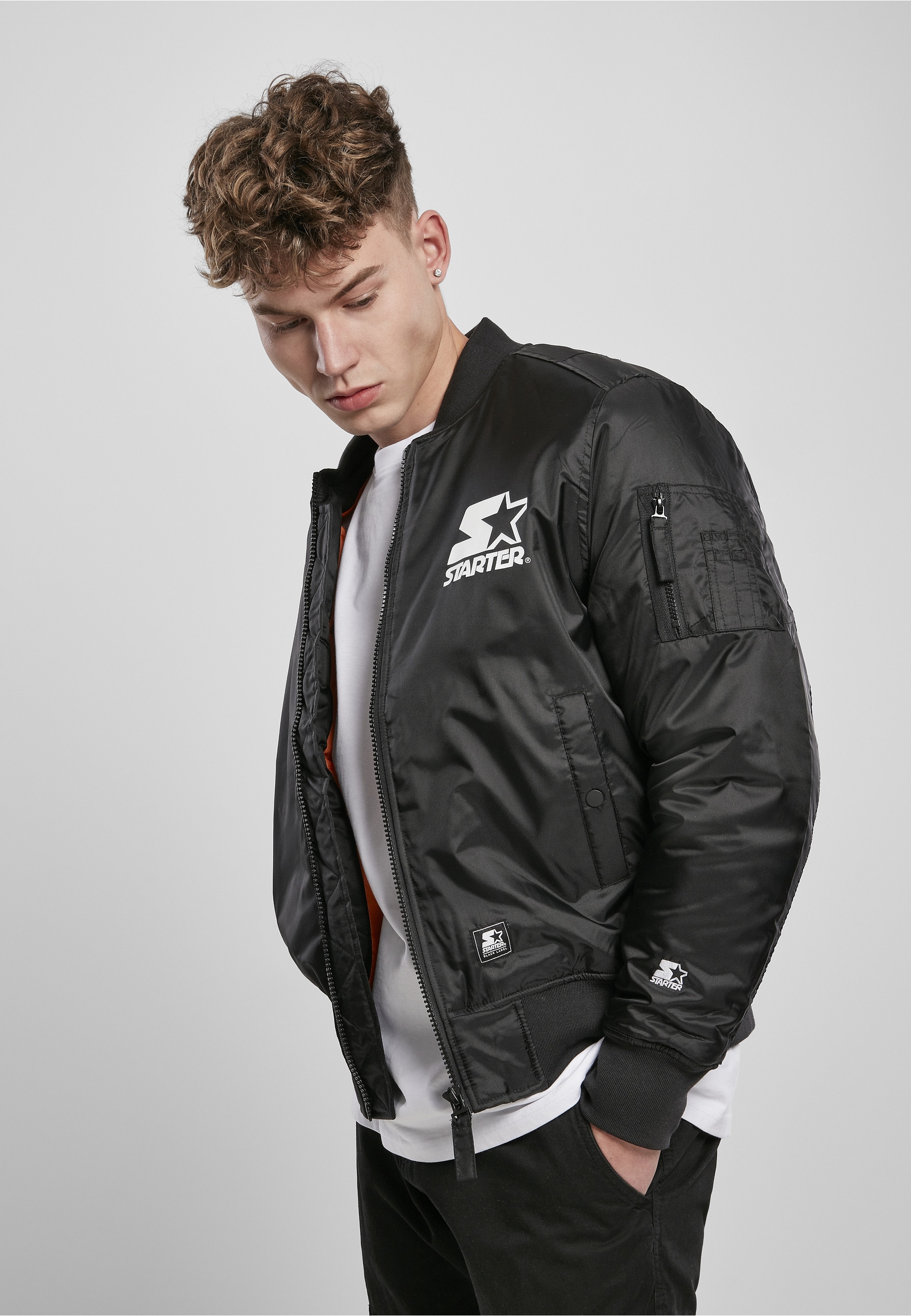 Starter Black Label Bomberjacke »Starter Black Label Herren« 1 Stk. tlg. ohne Kapuze